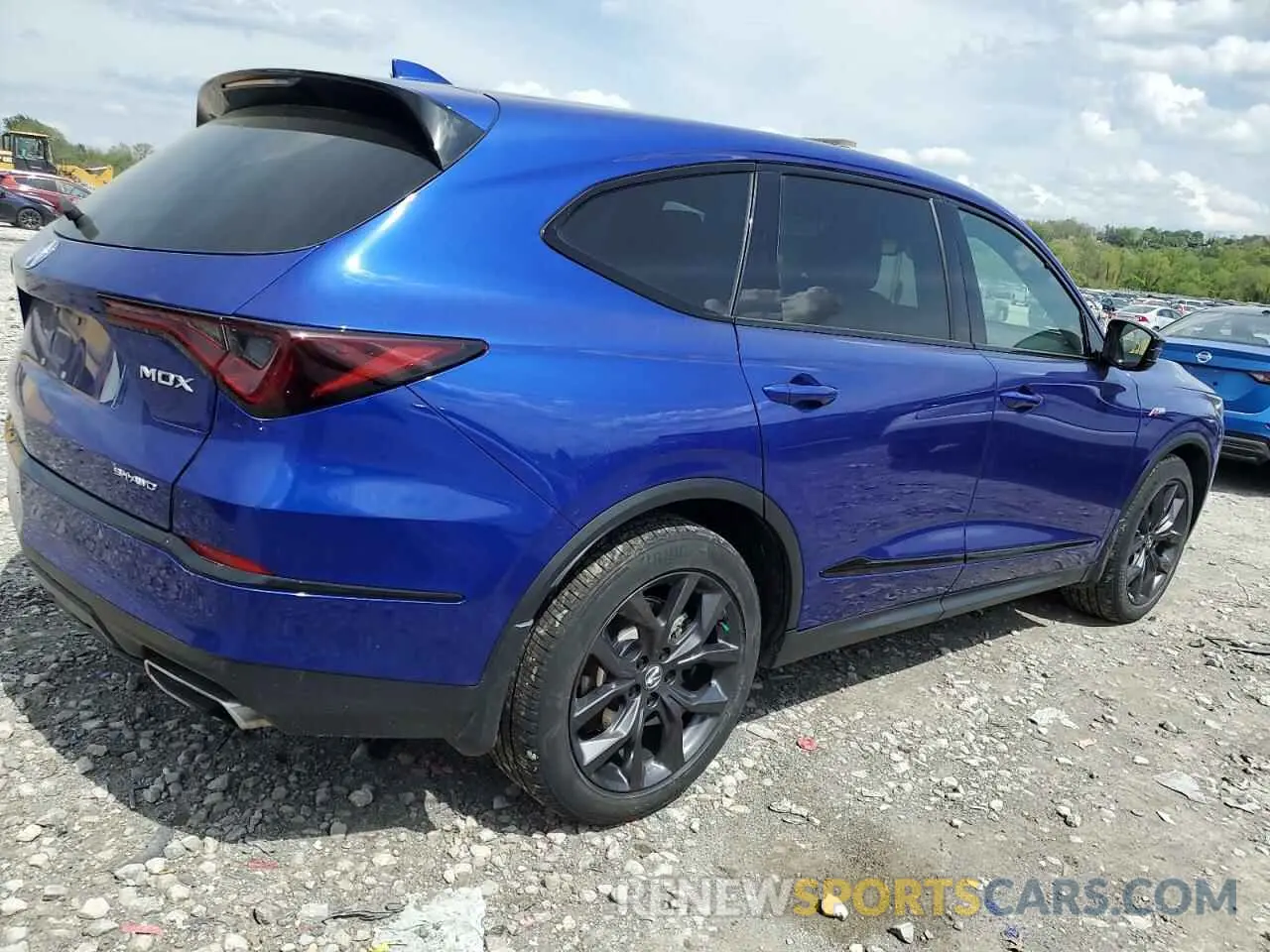 3 fotografías del automóvil dañado 5J8YE1H03NL007210 ACURA MDX 2022