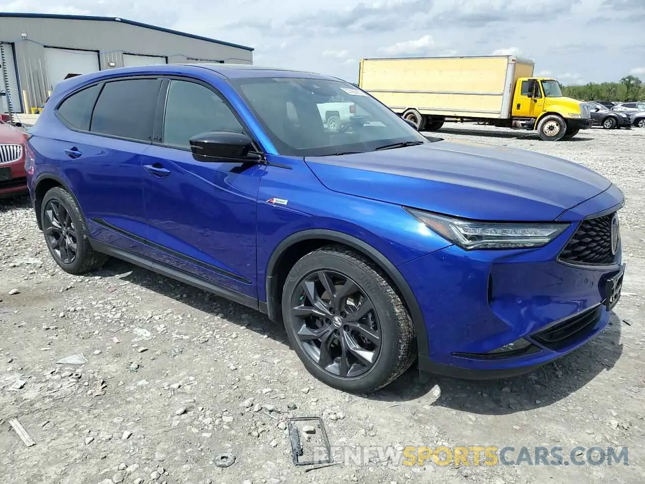 4 fotografías del automóvil dañado 5J8YE1H03NL007210 ACURA MDX 2022