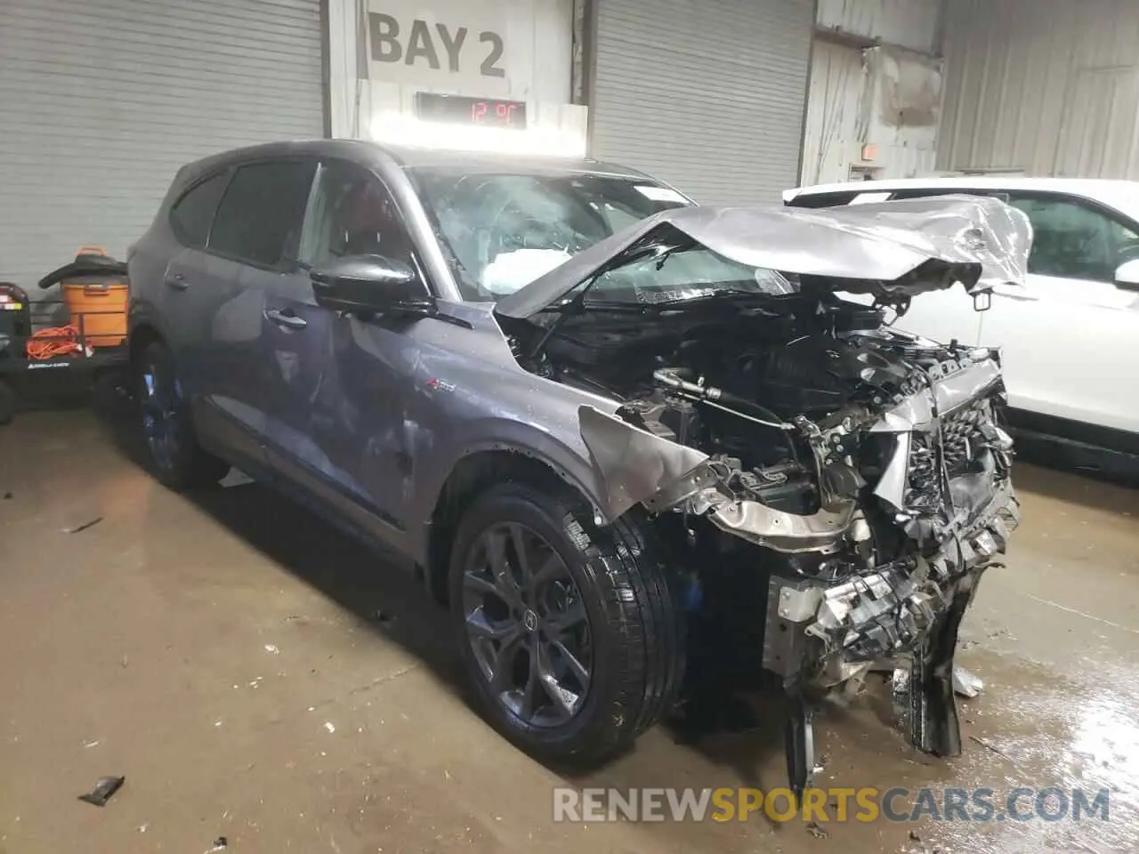 4 fotografías del automóvil dañado 5J8YE1H05NL035509 ACURA MDX 2022