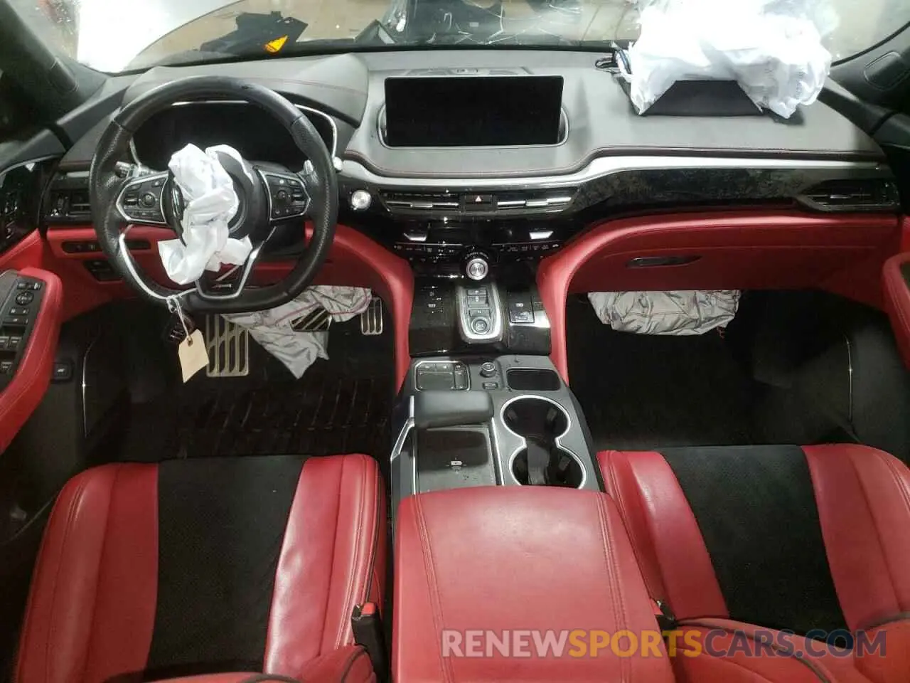 8 fotografías del automóvil dañado 5J8YE1H05NL035509 ACURA MDX 2022