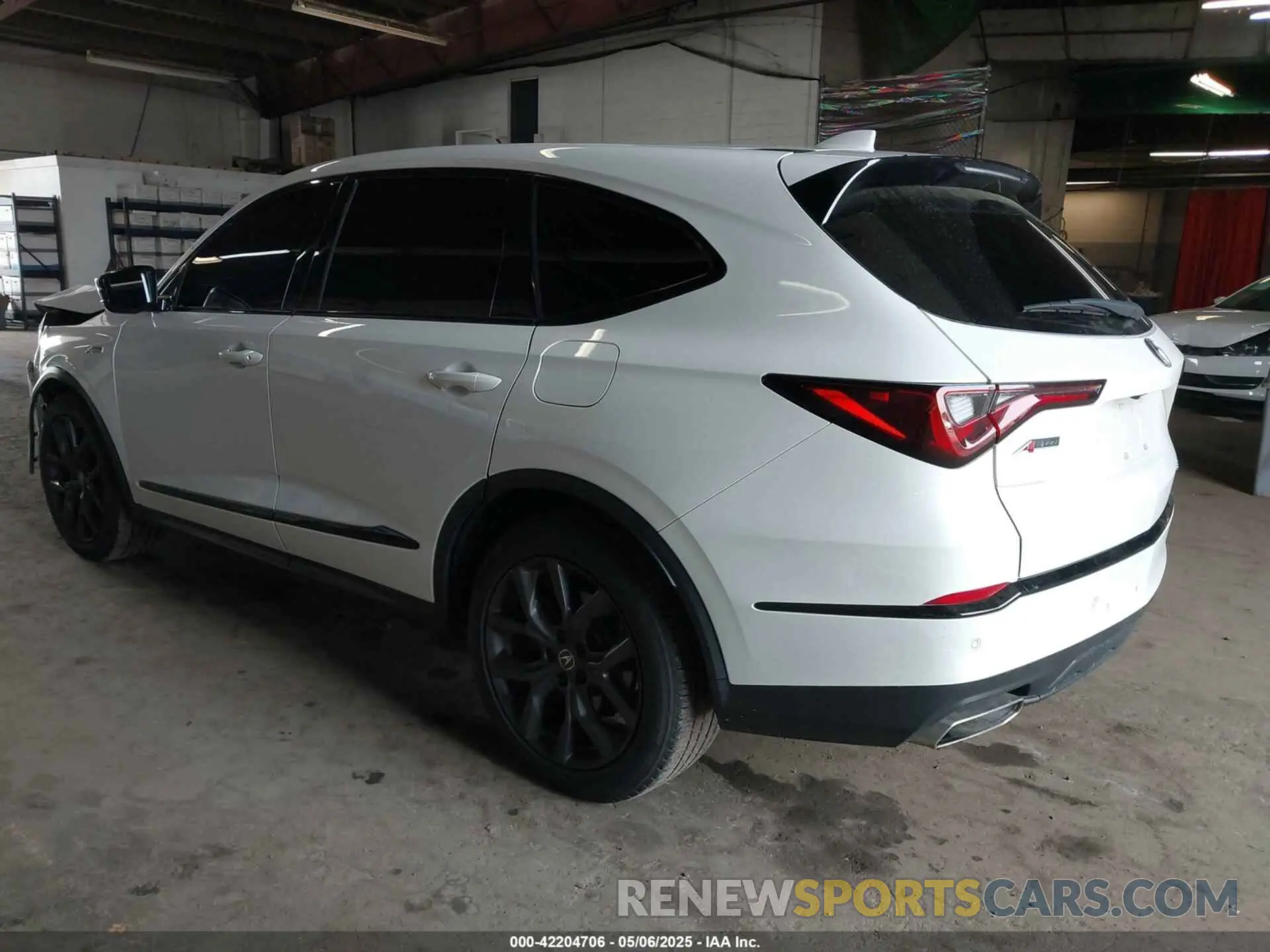 3 fotografías del automóvil dañado 5J8YE1H06NL038869 ACURA MDX 2022