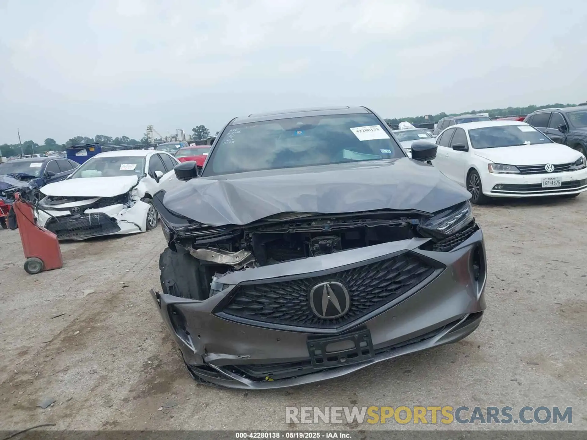 12 fotografías del automóvil dañado 5J8YE1H06NL050763 ACURA MDX 2022