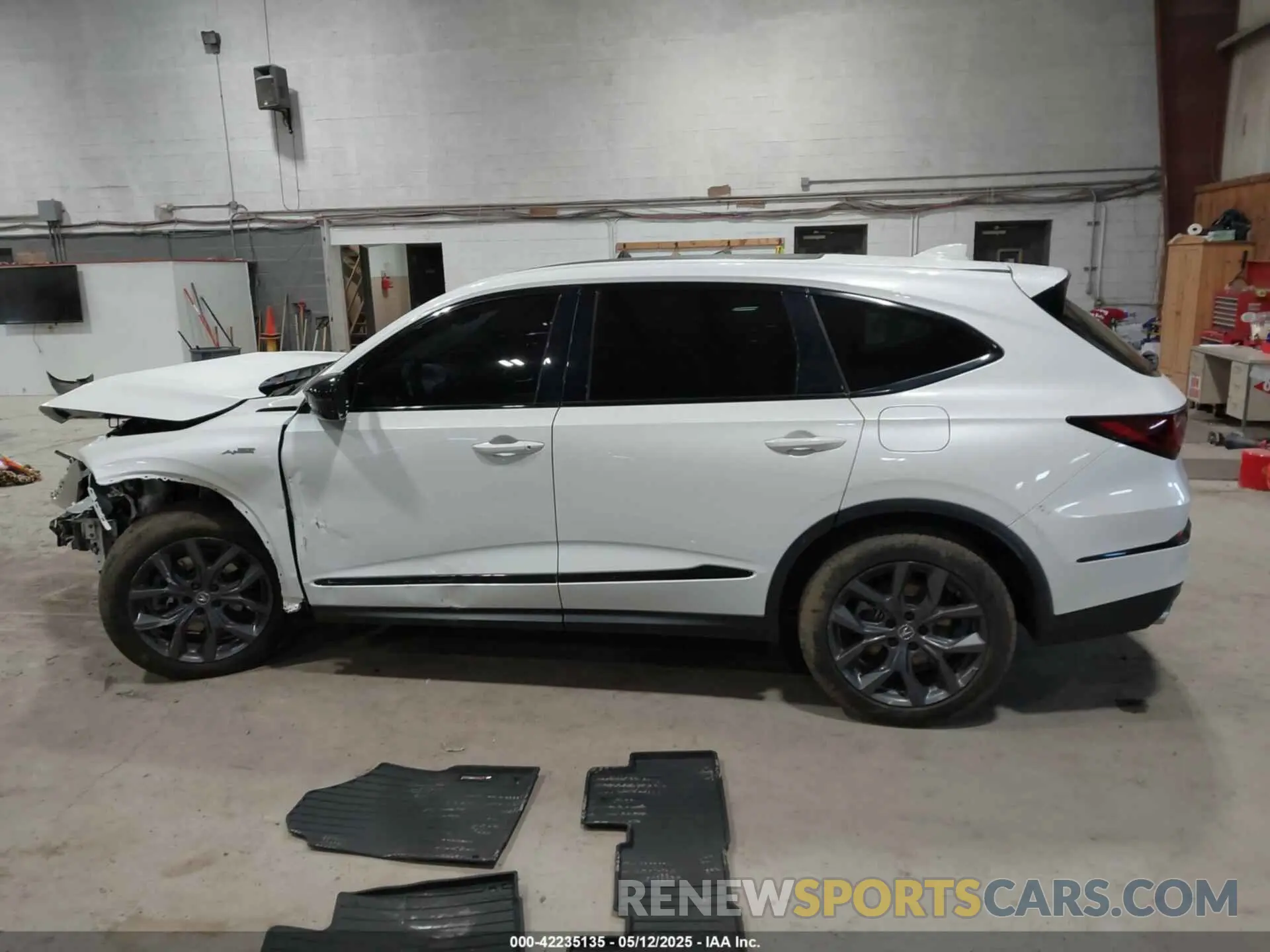 15 fotografías del automóvil dañado 5J8YE1H07NL033938 ACURA MDX 2022