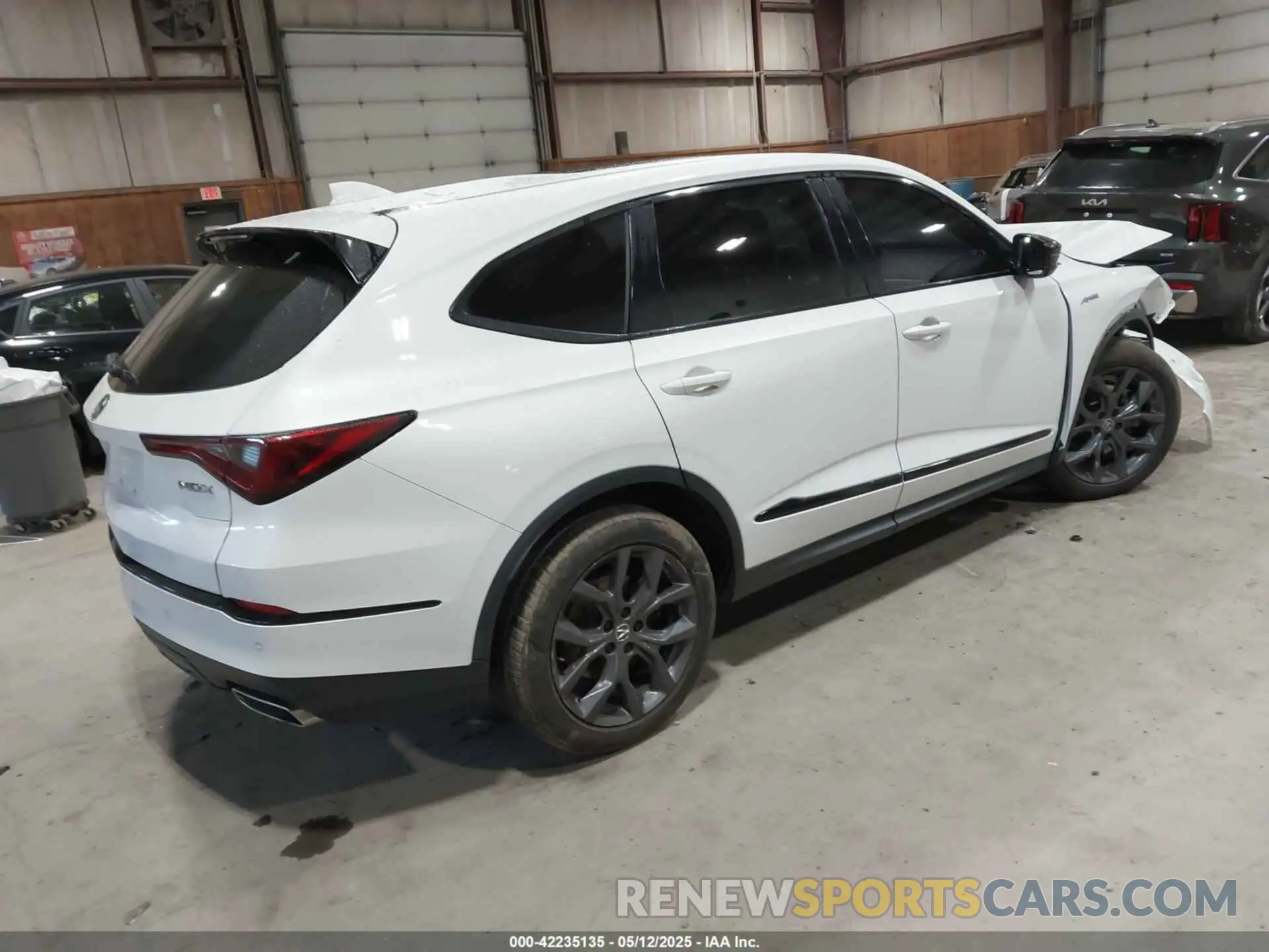 4 fotografías del automóvil dañado 5J8YE1H07NL033938 ACURA MDX 2022