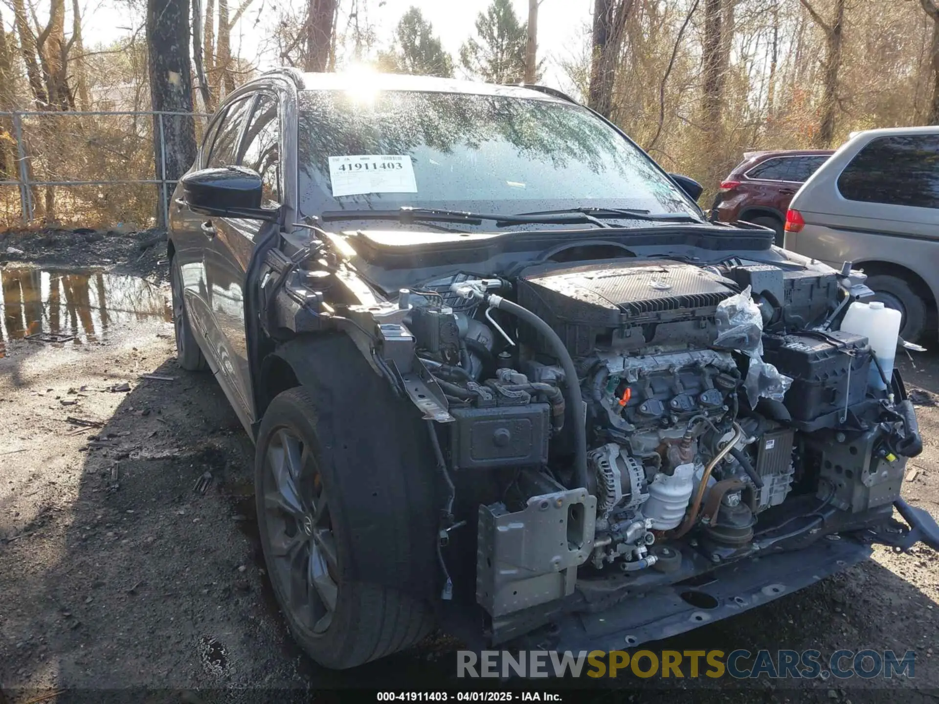 1 fotografías del automóvil dañado 5J8YE1H09NL035478 ACURA MDX 2022