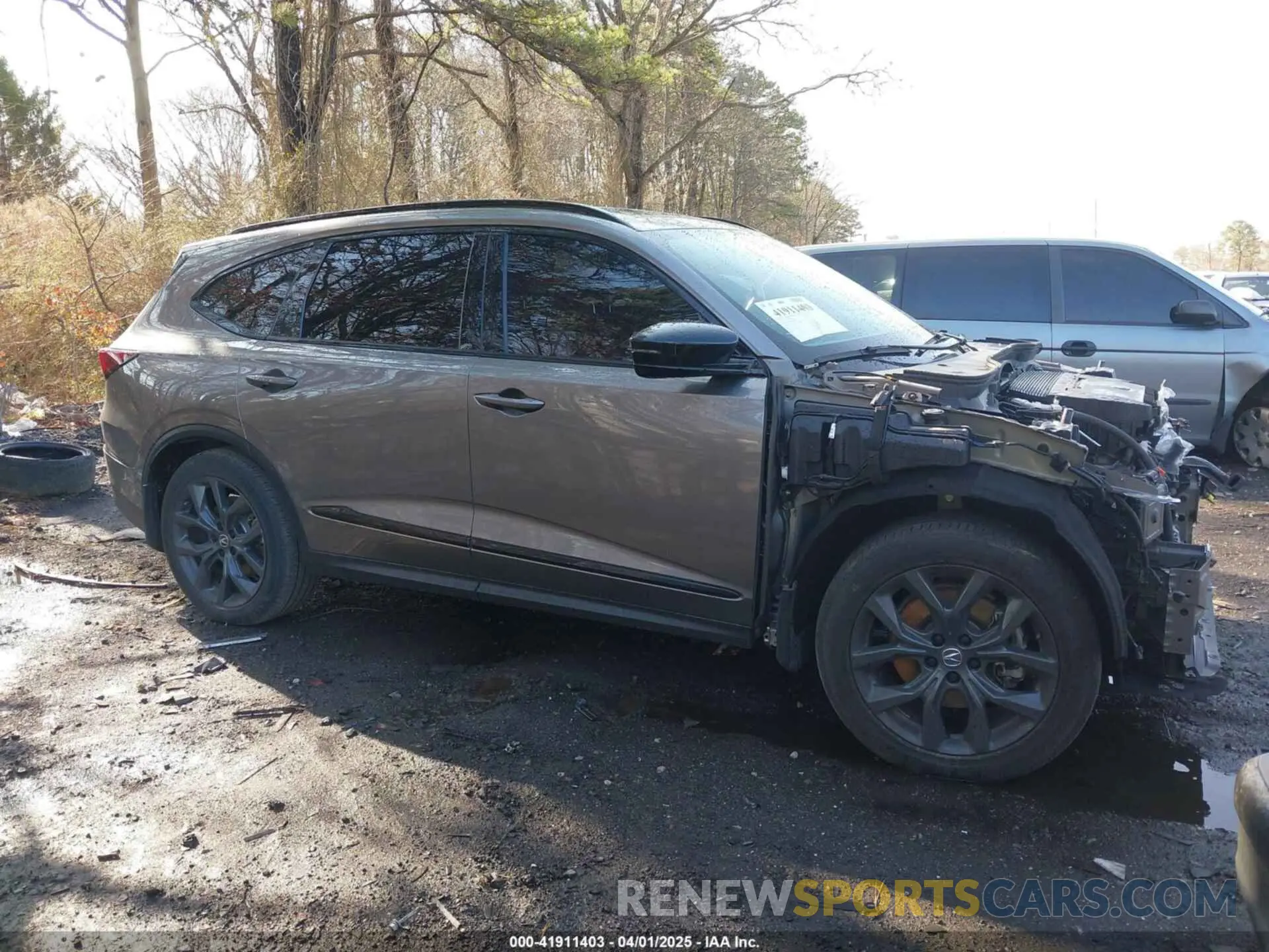 13 fotografías del automóvil dañado 5J8YE1H09NL035478 ACURA MDX 2022