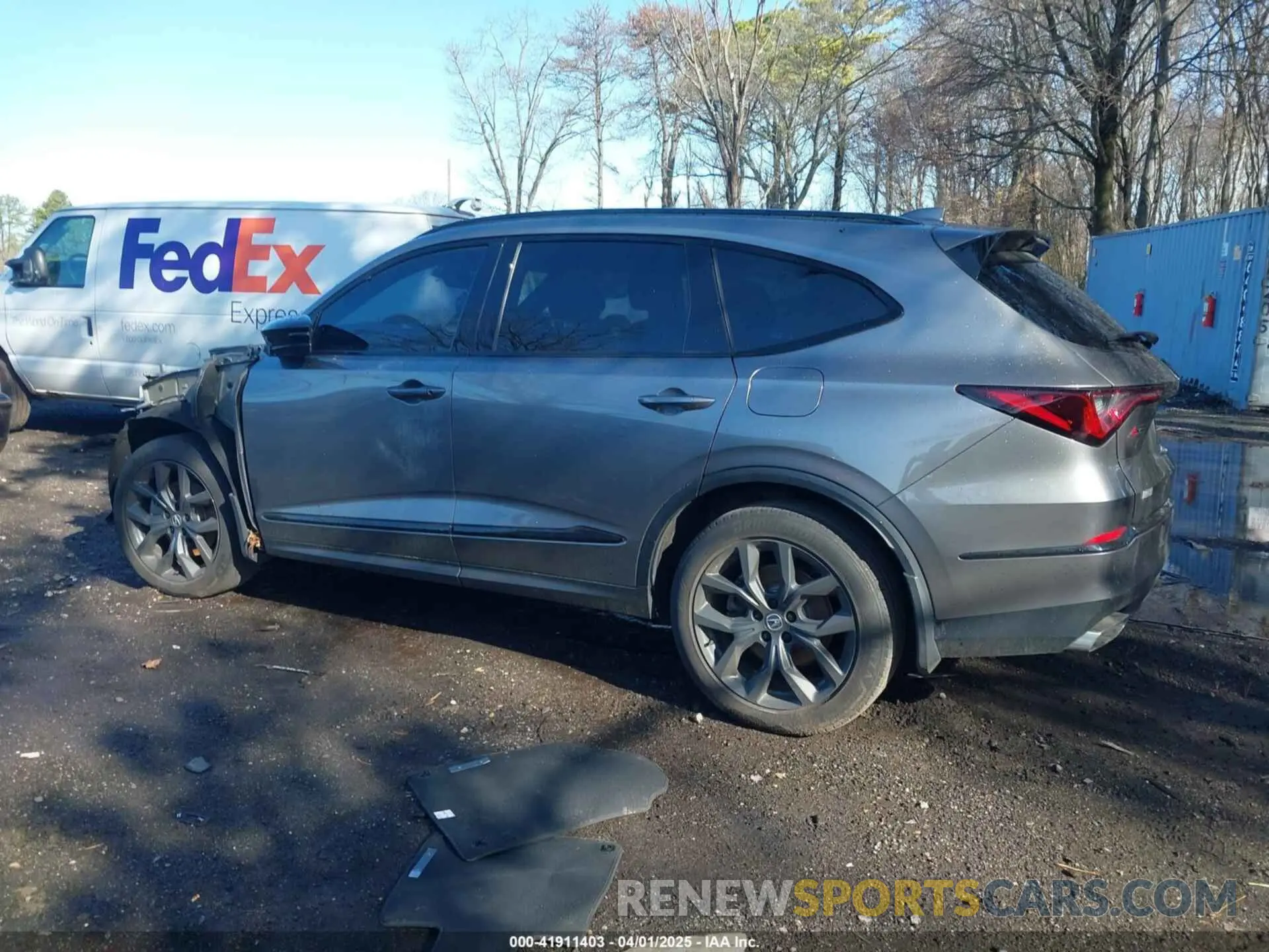 14 fotografías del automóvil dañado 5J8YE1H09NL035478 ACURA MDX 2022