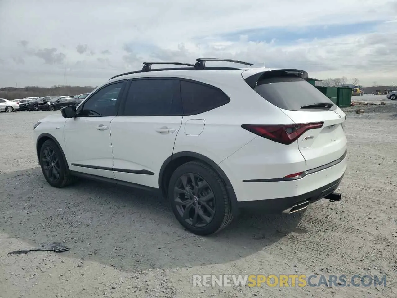 2 fotografías del automóvil dañado 5J8YE1H0XNL002585 ACURA MDX 2022