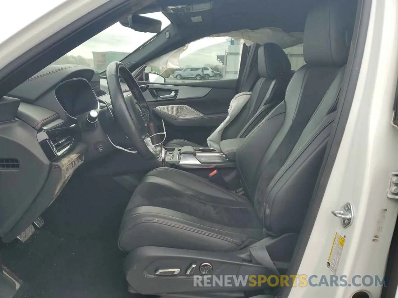 7 fotografías del automóvil dañado 5J8YE1H0XNL002585 ACURA MDX 2022