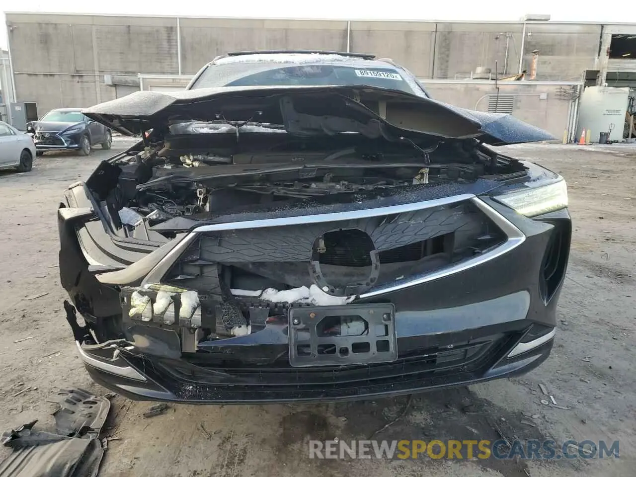5 fotografías del automóvil dañado 5J8YE1H30NL022211 ACURA MDX 2022