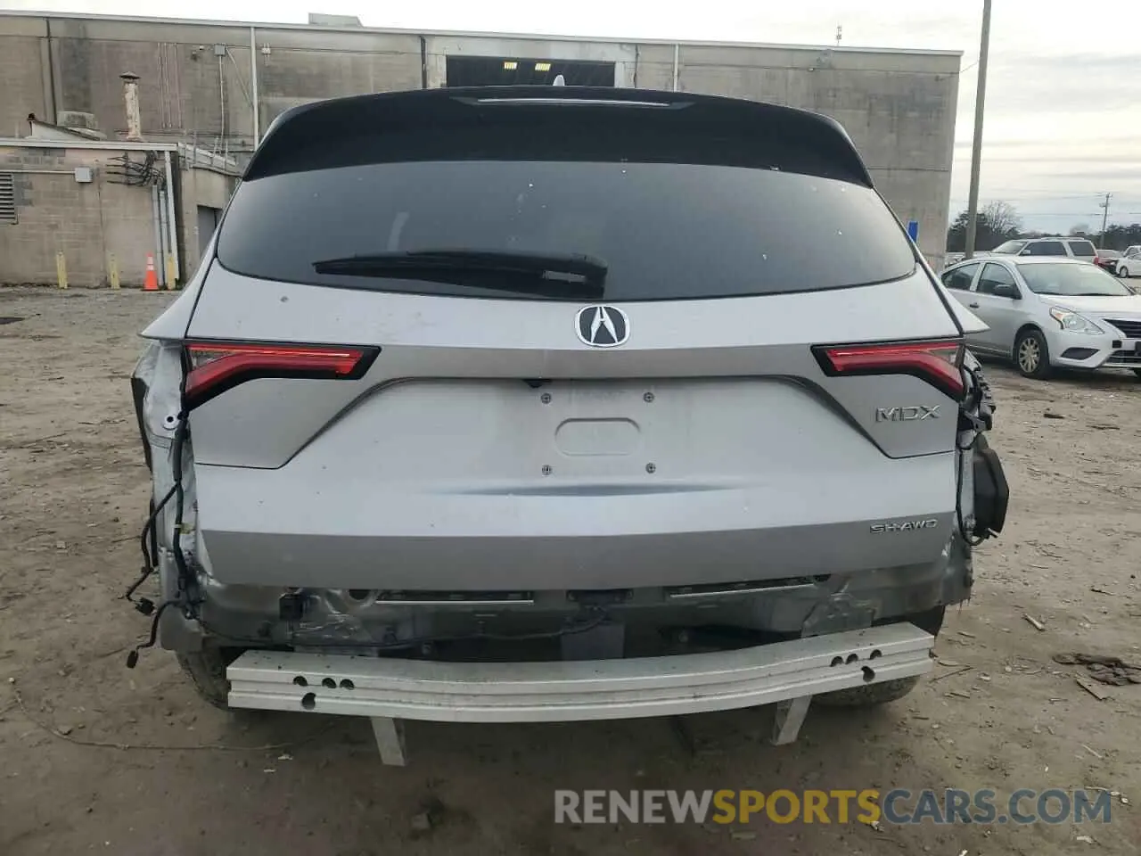 6 fotografías del automóvil dañado 5J8YE1H40NL010343 ACURA MDX 2022