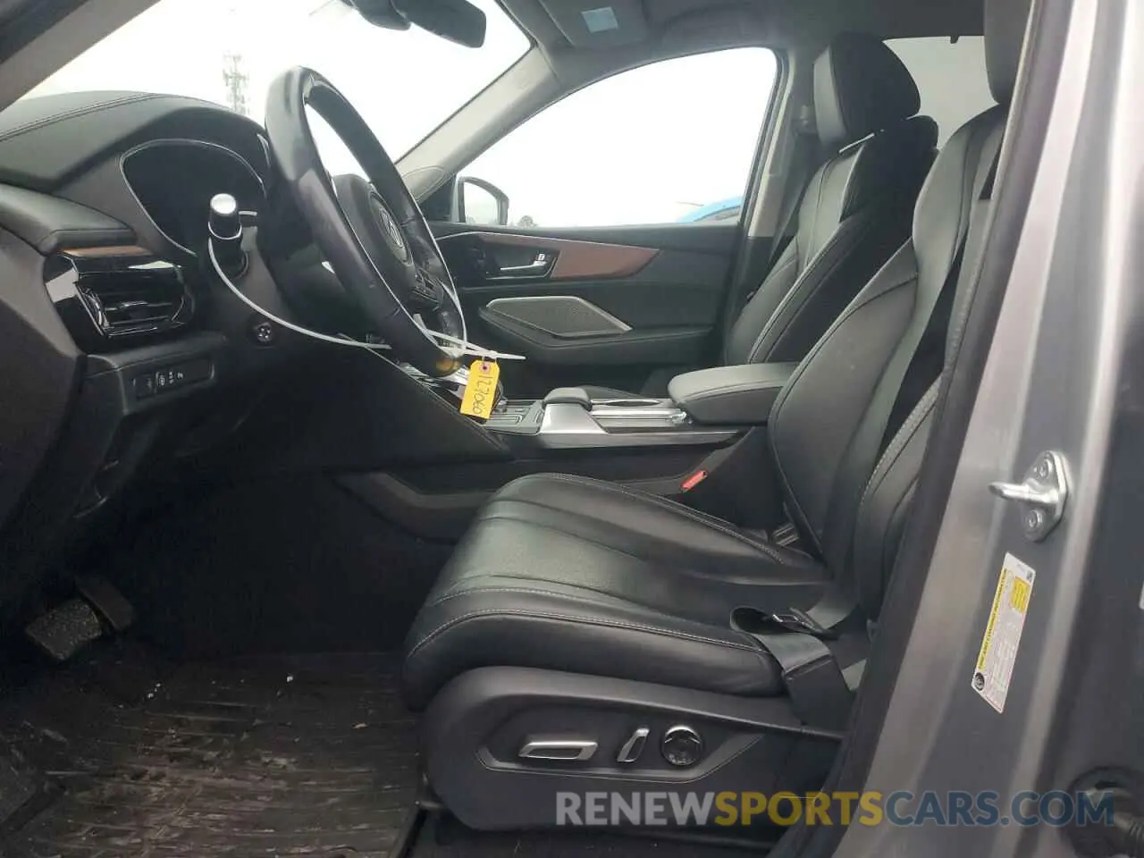 7 fotografías del automóvil dañado 5J8YE1H40NL010343 ACURA MDX 2022