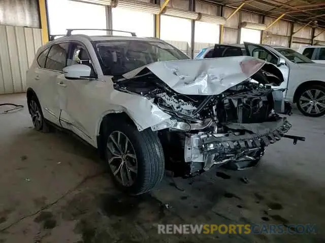 14 fotografías del automóvil dañado 5J8YE1H41NL020797 ACURA MDX 2022