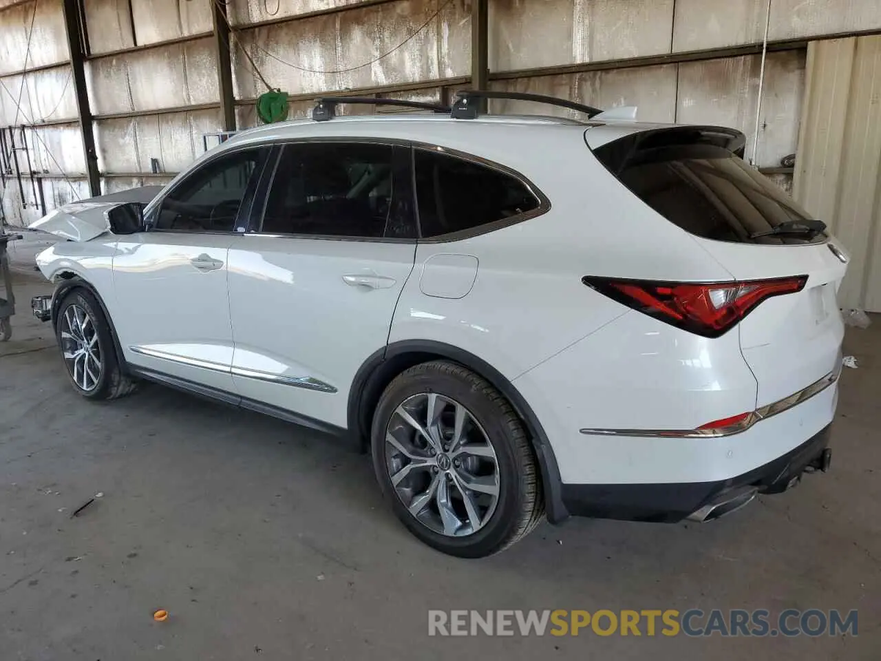 2 fotografías del automóvil dañado 5J8YE1H41NL020797 ACURA MDX 2022