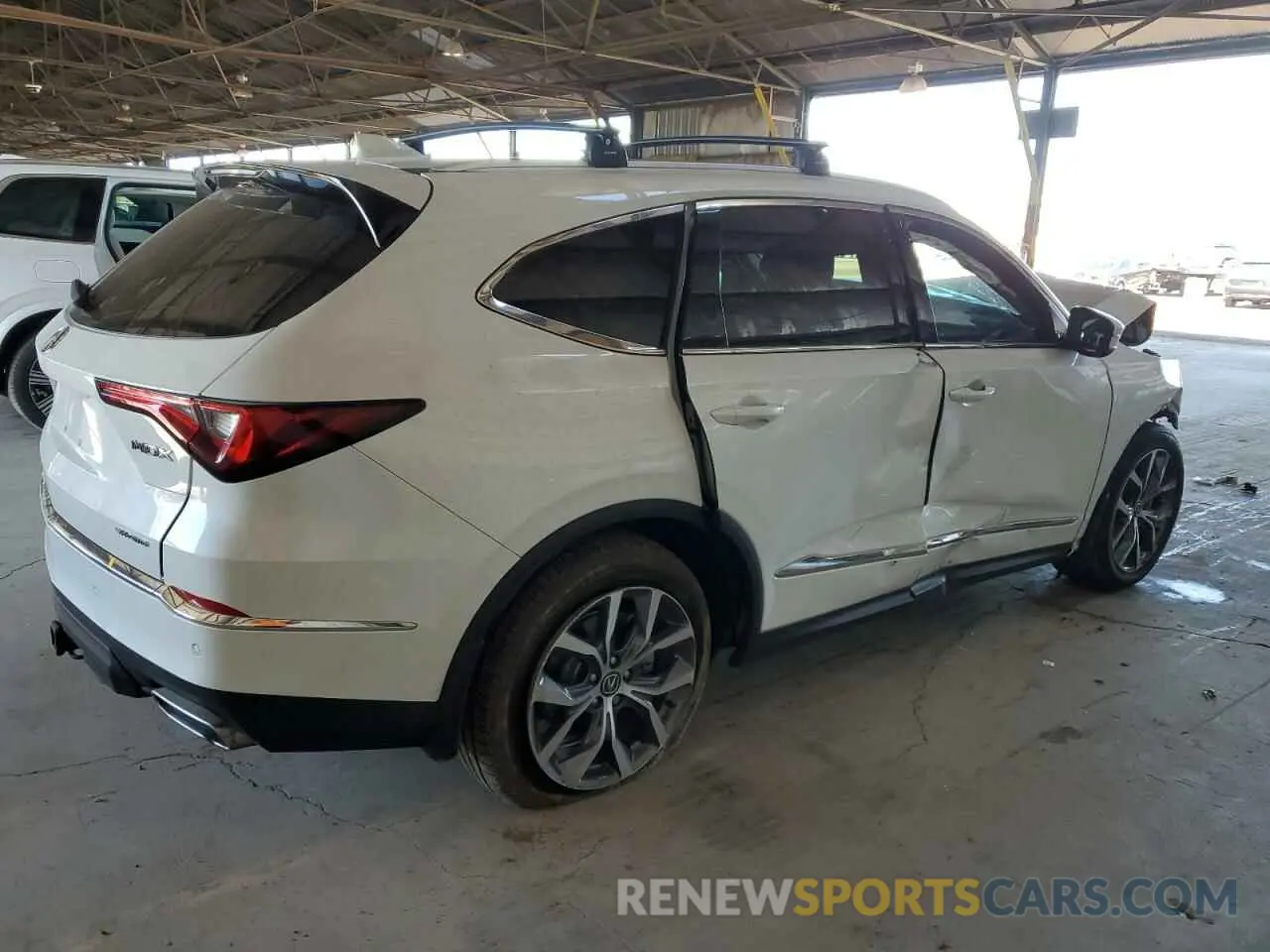 3 fotografías del automóvil dañado 5J8YE1H41NL020797 ACURA MDX 2022