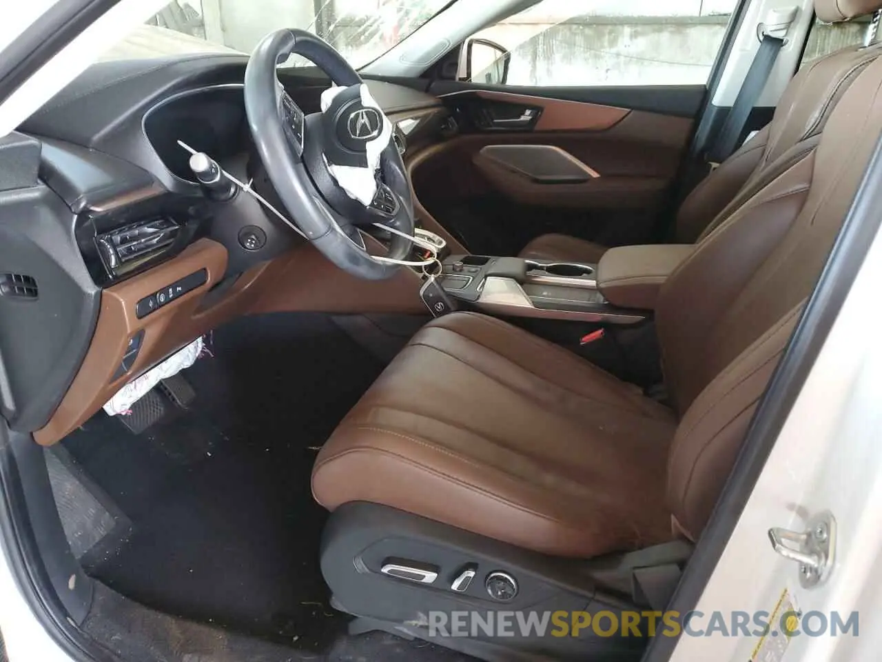 7 fotografías del automóvil dañado 5J8YE1H41NL020797 ACURA MDX 2022