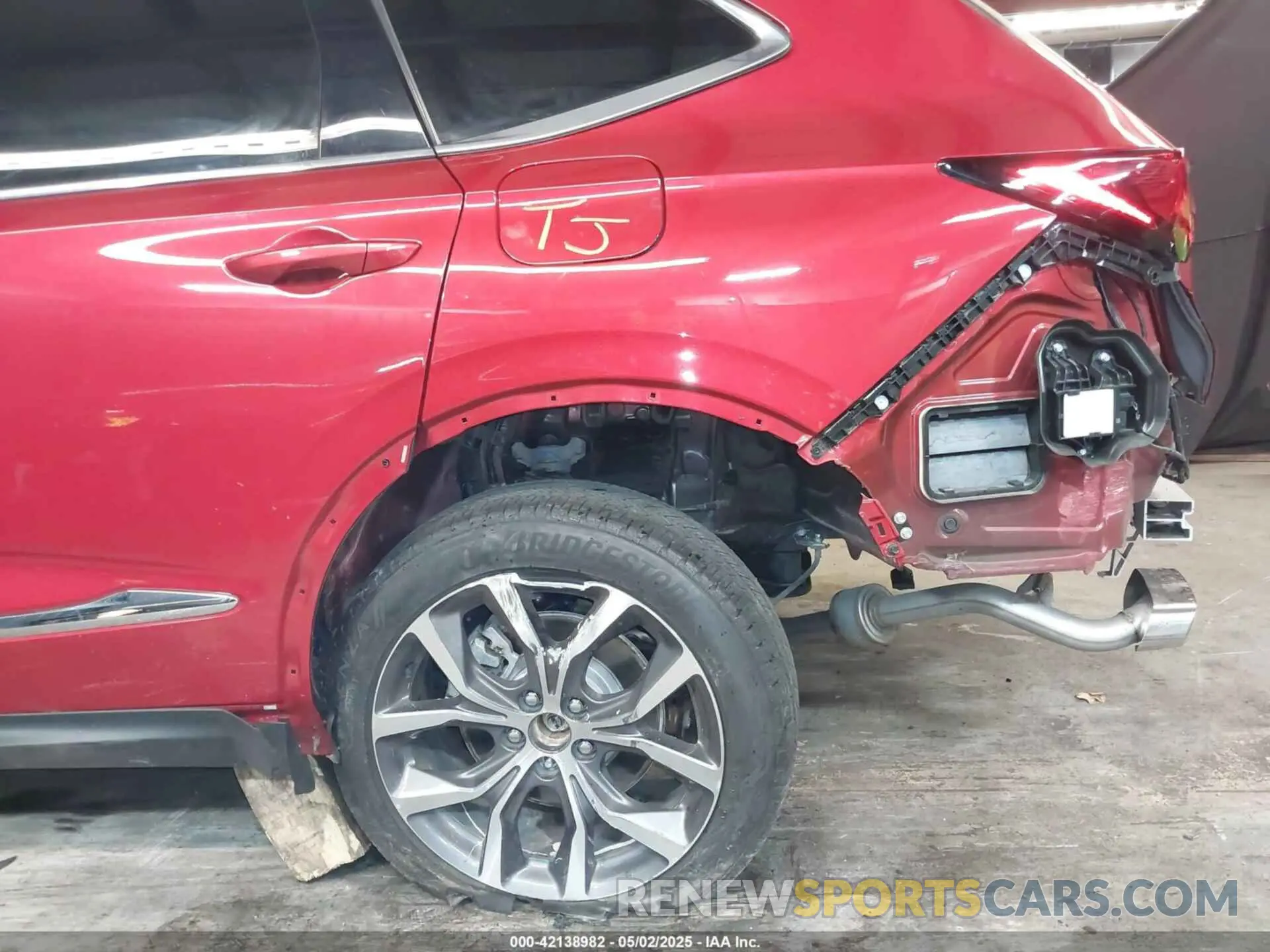 21 fotografías del automóvil dañado 5J8YE1H42NL039388 ACURA MDX 2022