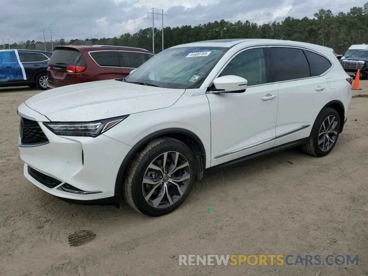 1 fotografías del automóvil dañado 5J8YE1H43NL026066 ACURA MDX 2022