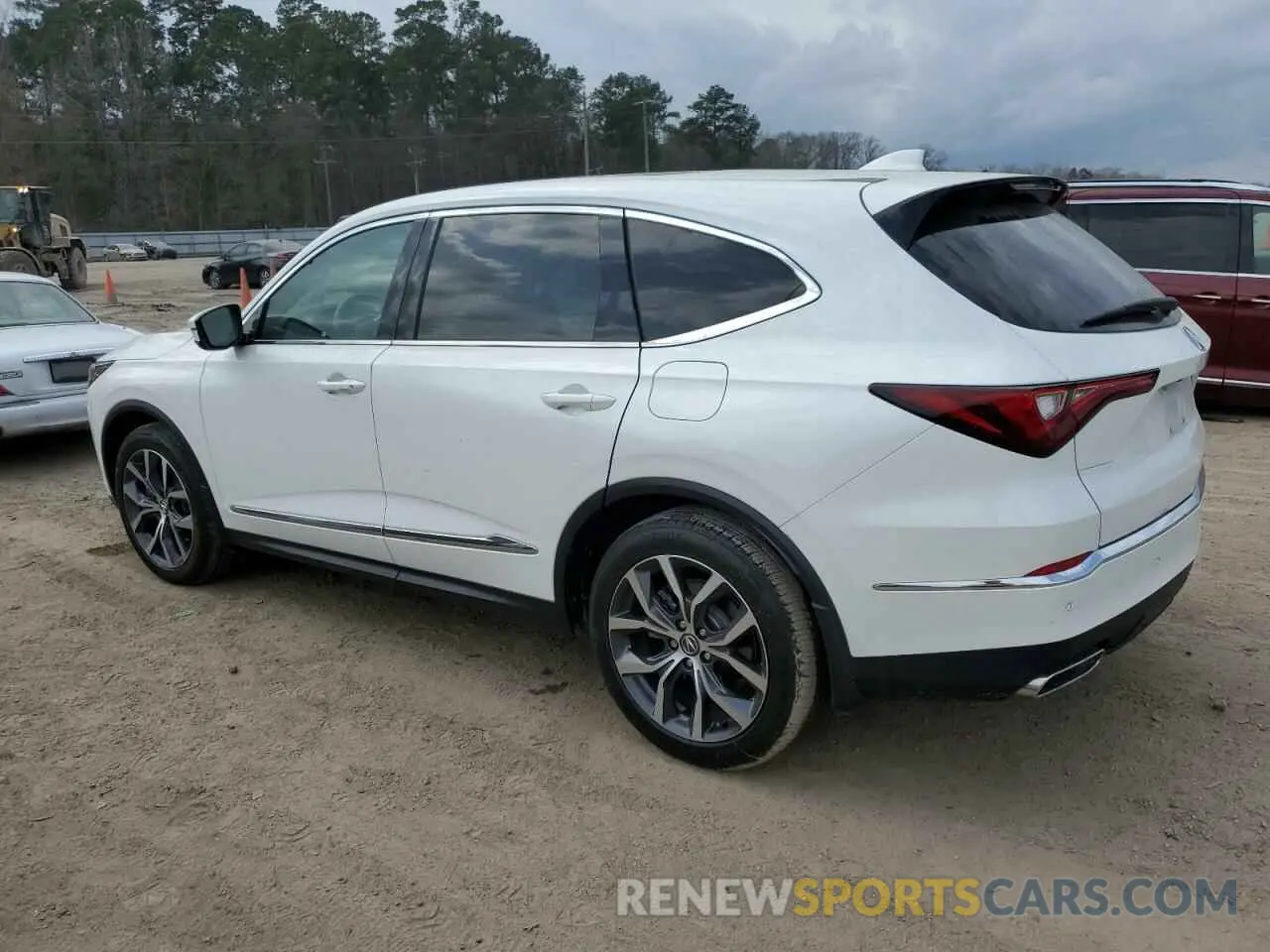 2 fotografías del automóvil dañado 5J8YE1H43NL026066 ACURA MDX 2022
