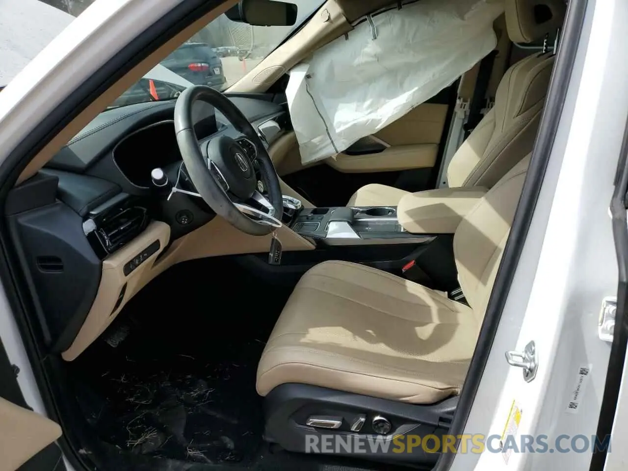 7 fotografías del automóvil dañado 5J8YE1H43NL026066 ACURA MDX 2022