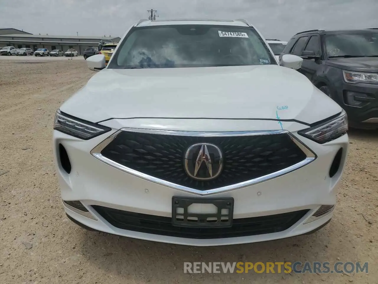 5 fotografías del automóvil dañado 5J8YE1H43NL051064 ACURA MDX 2022