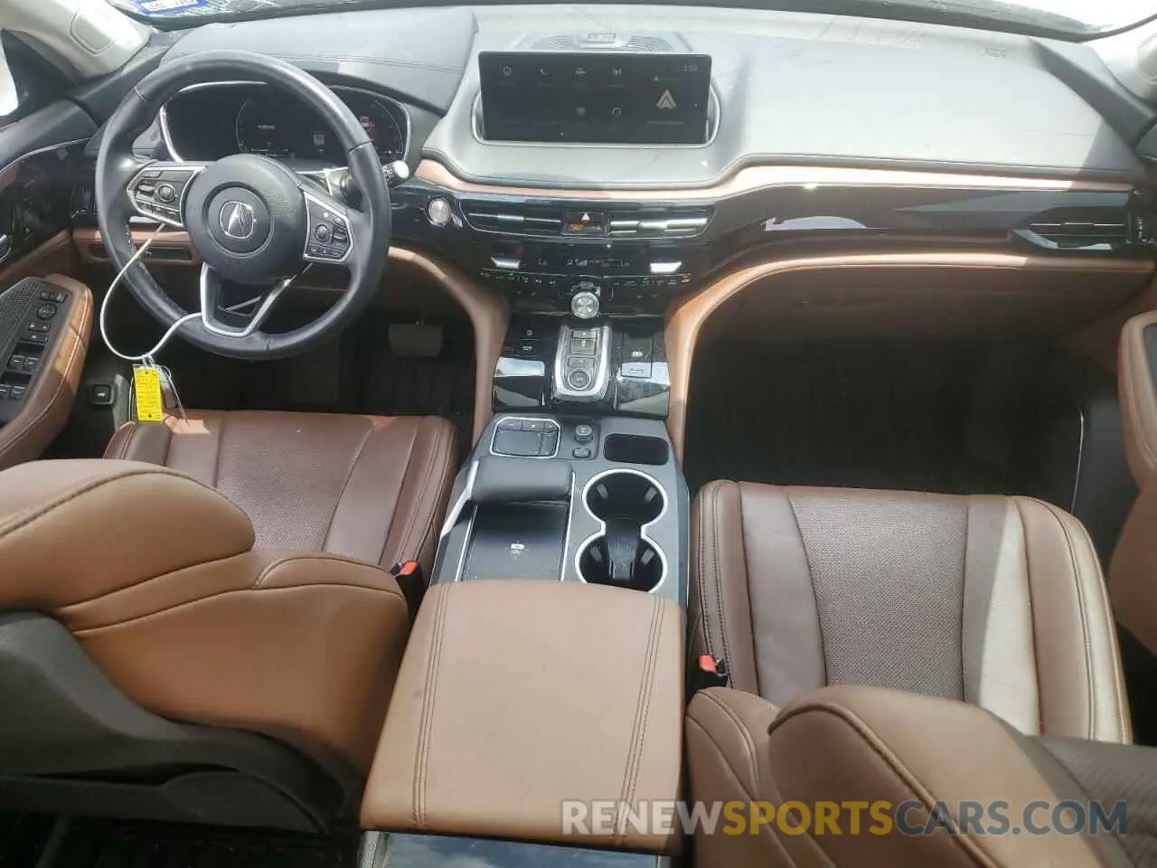 8 fotografías del automóvil dañado 5J8YE1H43NL051064 ACURA MDX 2022