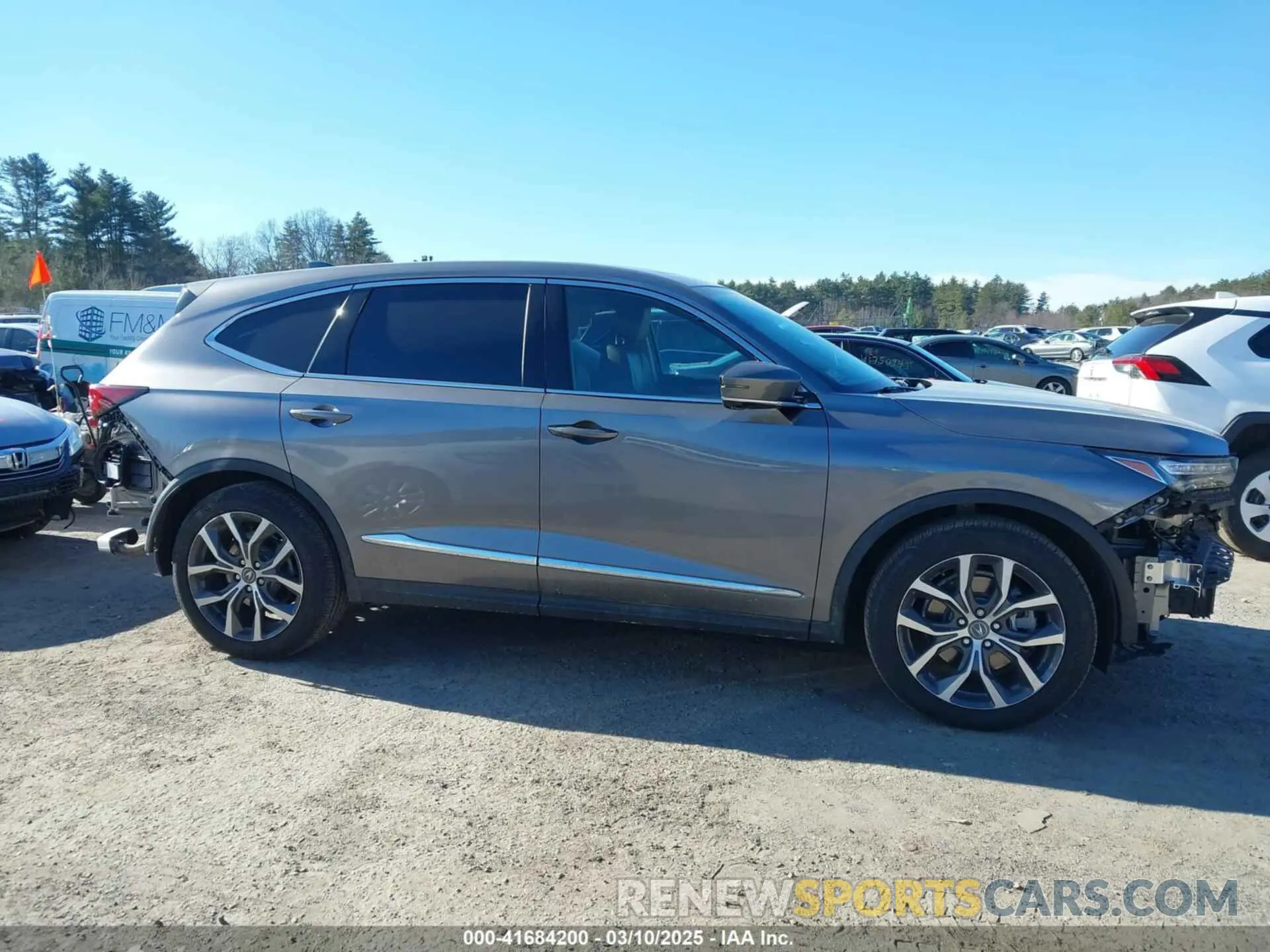 14 fotografías del automóvil dañado 5J8YE1H44NL040896 ACURA MDX 2022