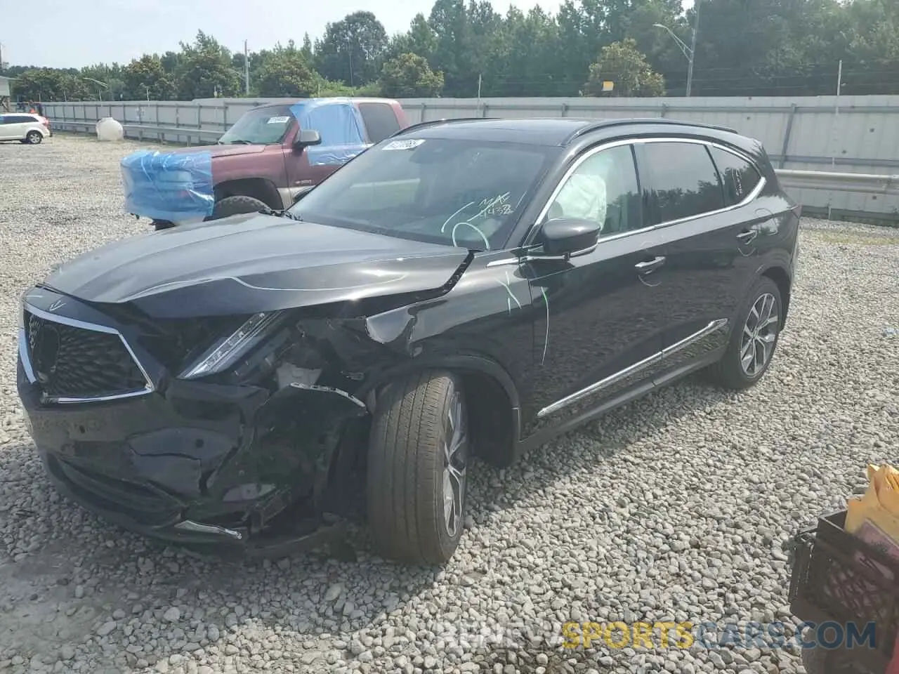 1 fotografías del automóvil dañado 5J8YE1H44NL044432 ACURA MDX 2022