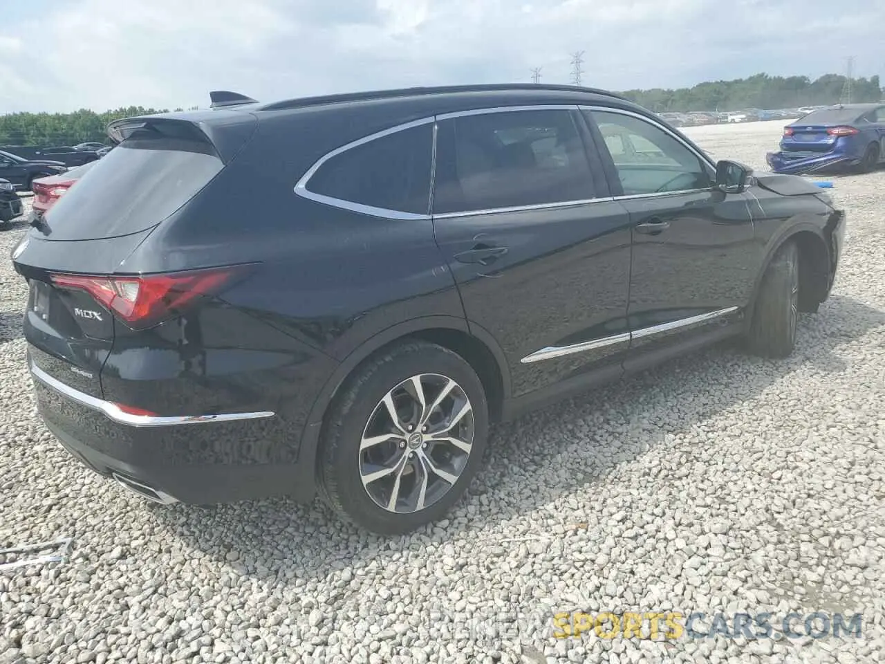 3 fotografías del automóvil dañado 5J8YE1H44NL044432 ACURA MDX 2022