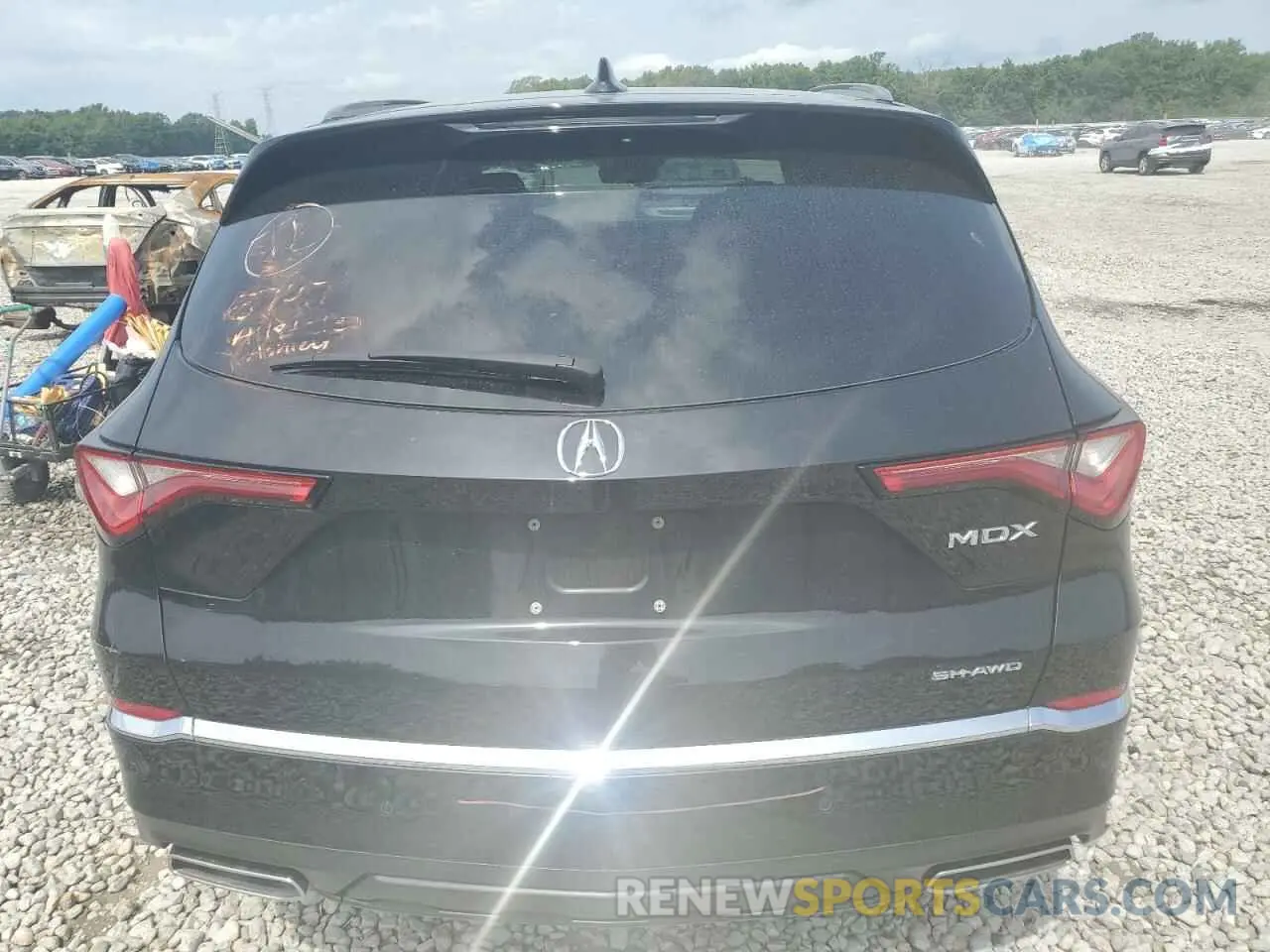 6 fotografías del automóvil dañado 5J8YE1H44NL044432 ACURA MDX 2022