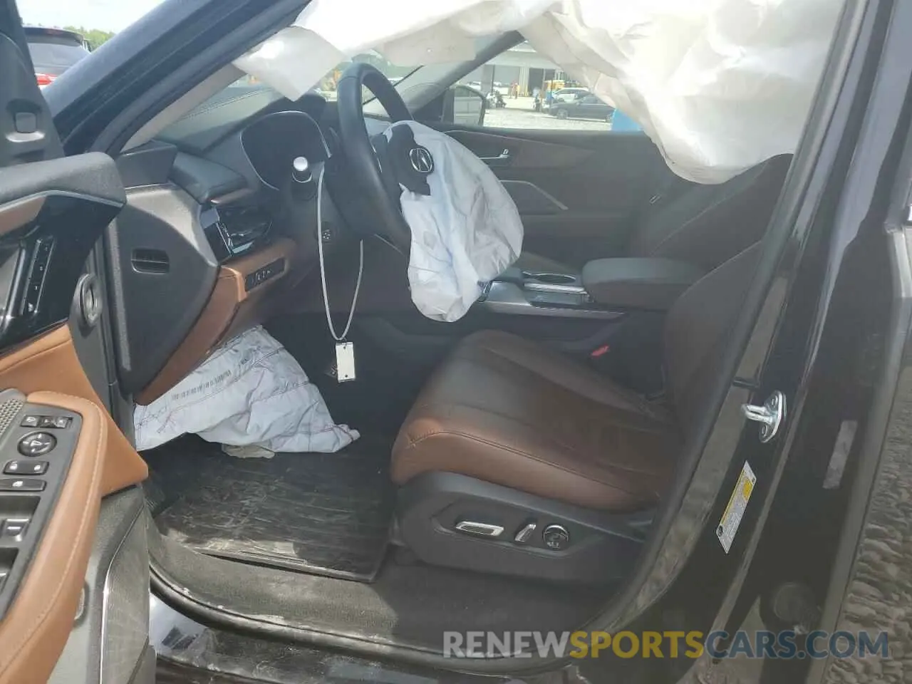 7 fotografías del automóvil dañado 5J8YE1H44NL044432 ACURA MDX 2022