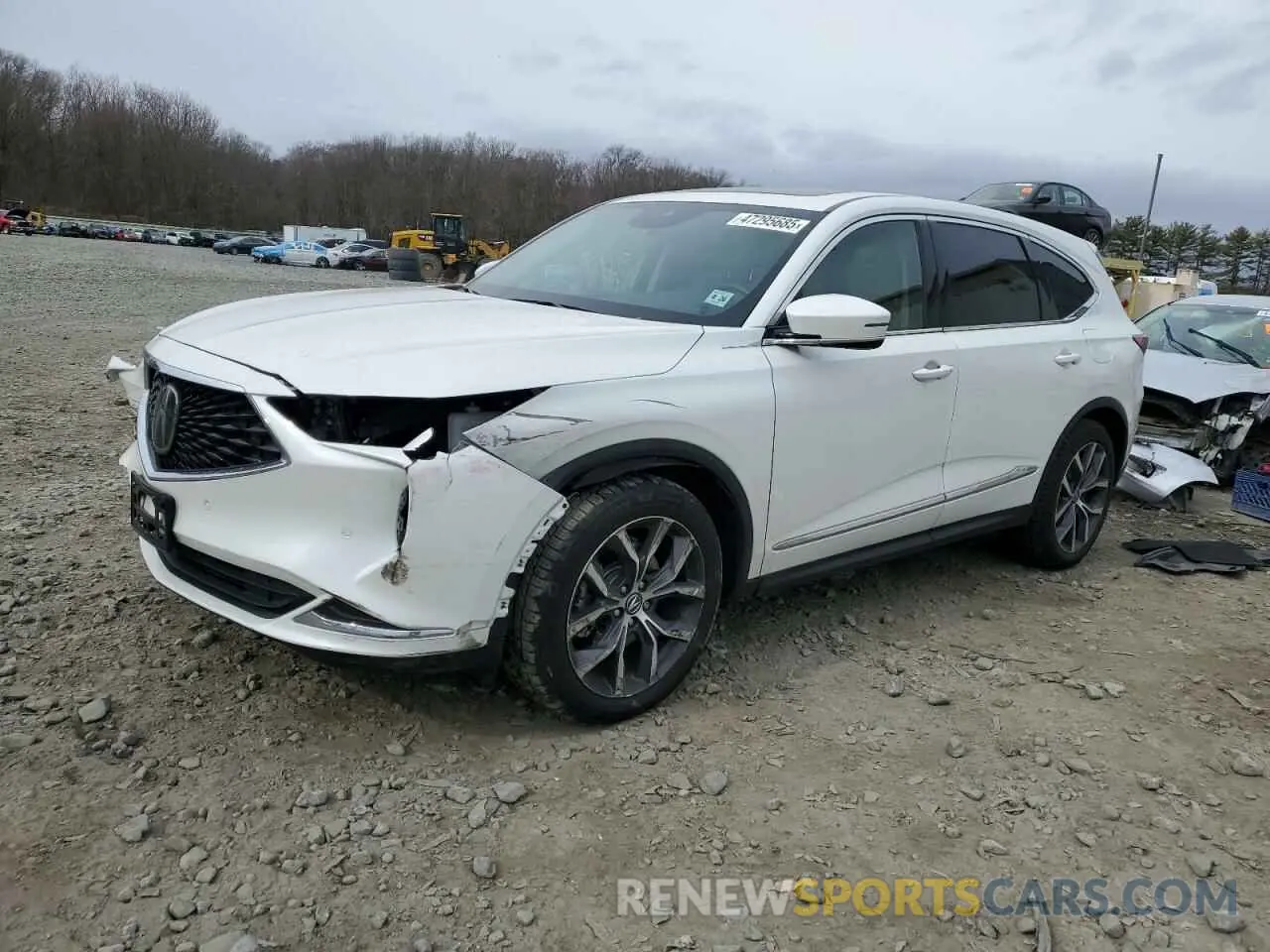 1 fotografías del automóvil dañado 5J8YE1H45NL043239 ACURA MDX 2022