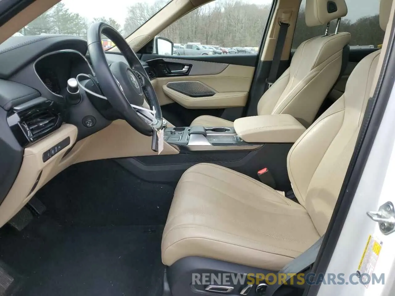 7 fotografías del automóvil dañado 5J8YE1H45NL043239 ACURA MDX 2022