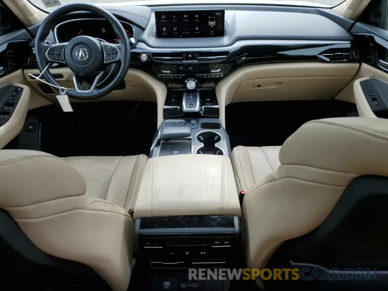 8 fotografías del automóvil dañado 5J8YE1H45NL043239 ACURA MDX 2022