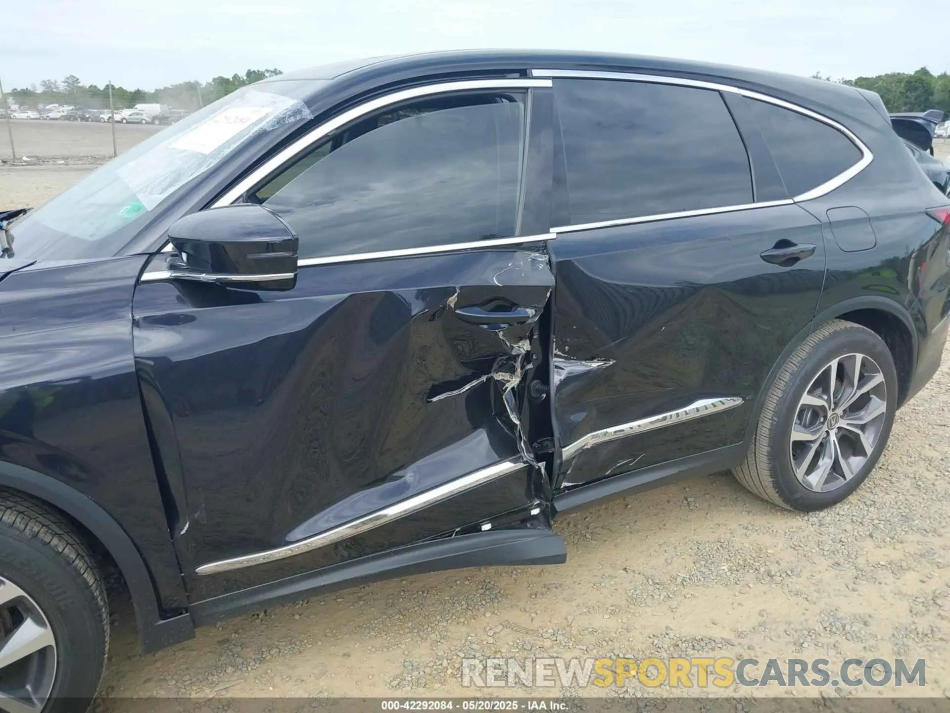 6 fotografías del automóvil dañado 5J8YE1H47NL039158 ACURA MDX 2022