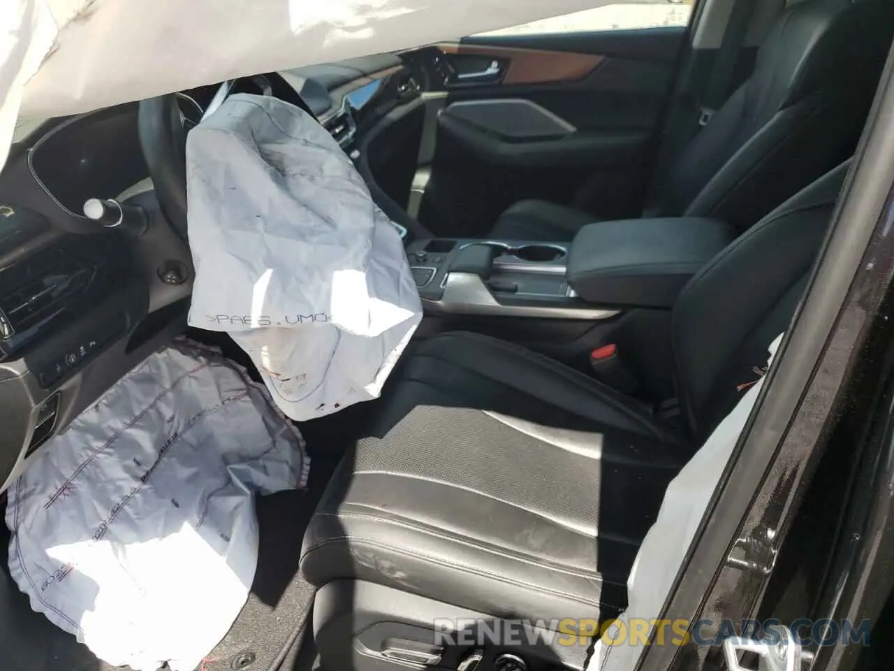 7 fotografías del automóvil dañado 5J8YE1H48NL037421 ACURA MDX 2022