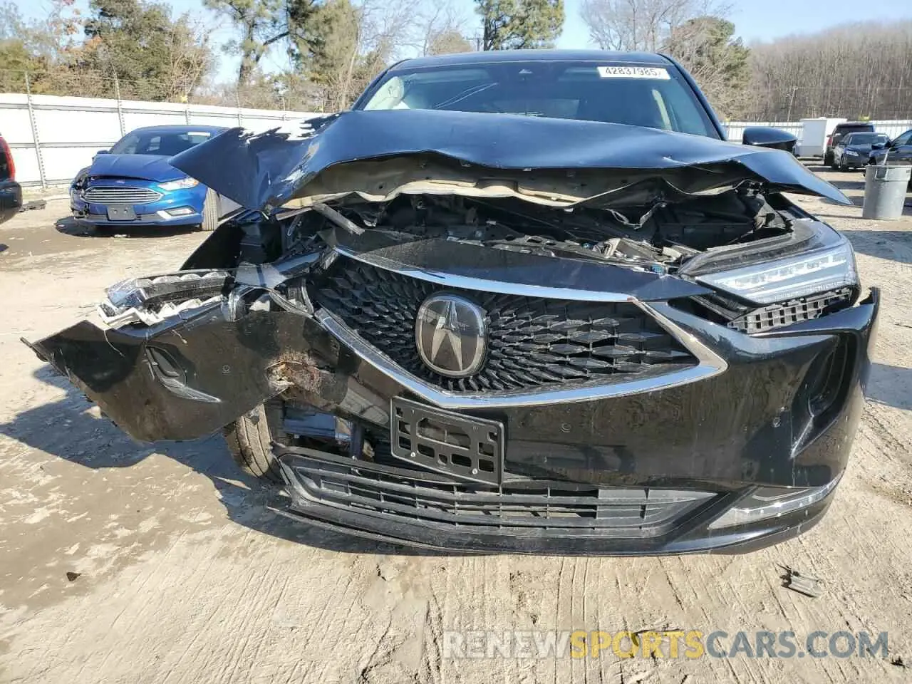 5 fotografías del automóvil dañado 5J8YE1H49NL037704 ACURA MDX 2022