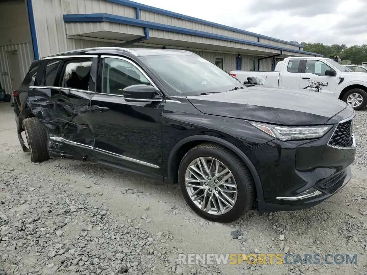 4 fotografías del automóvil dañado 5J8YE1H80NL035696 ACURA MDX 2022