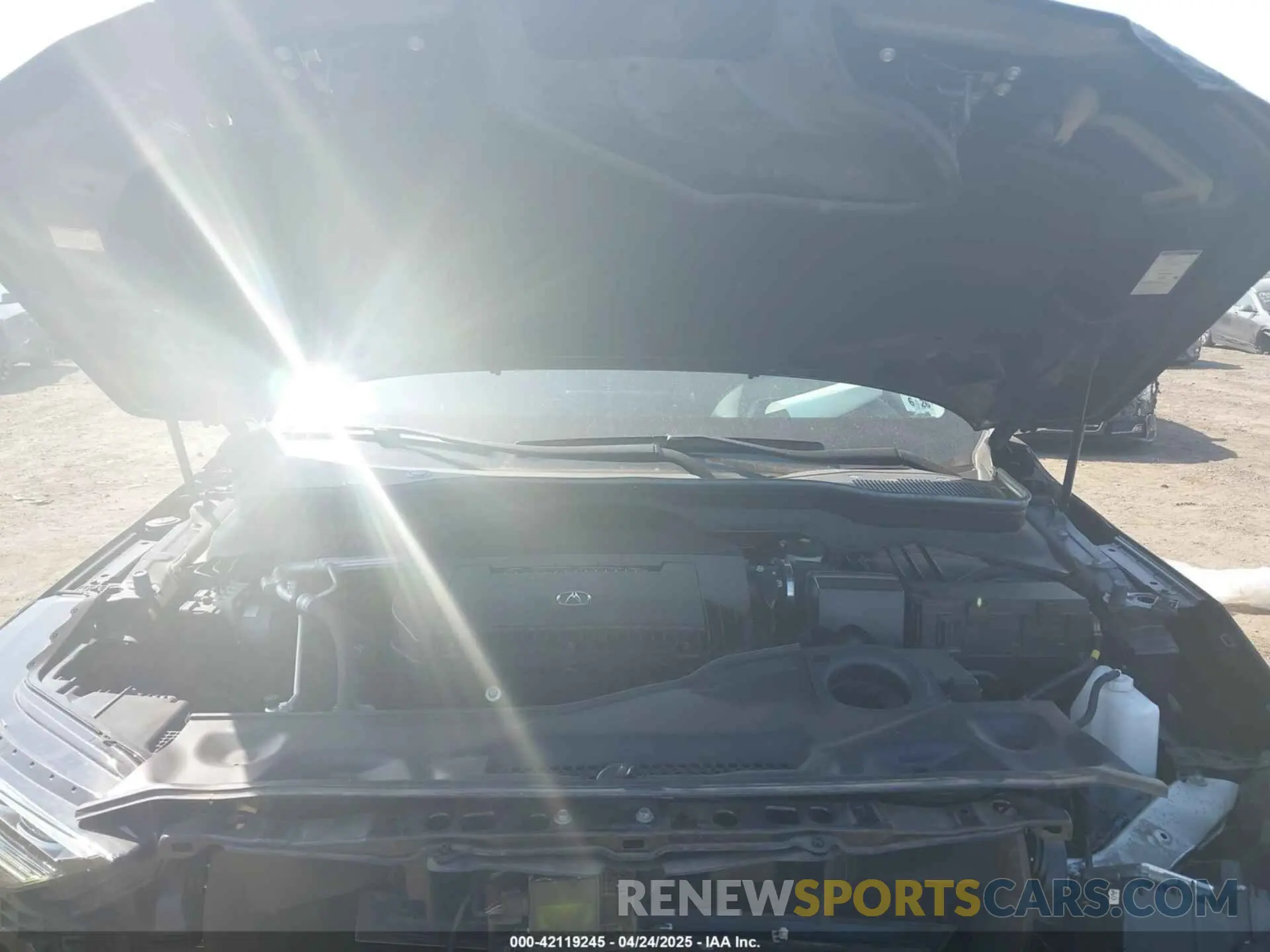 10 fotografías del automóvil dañado 5J8YE1H82NL010587 ACURA MDX 2022