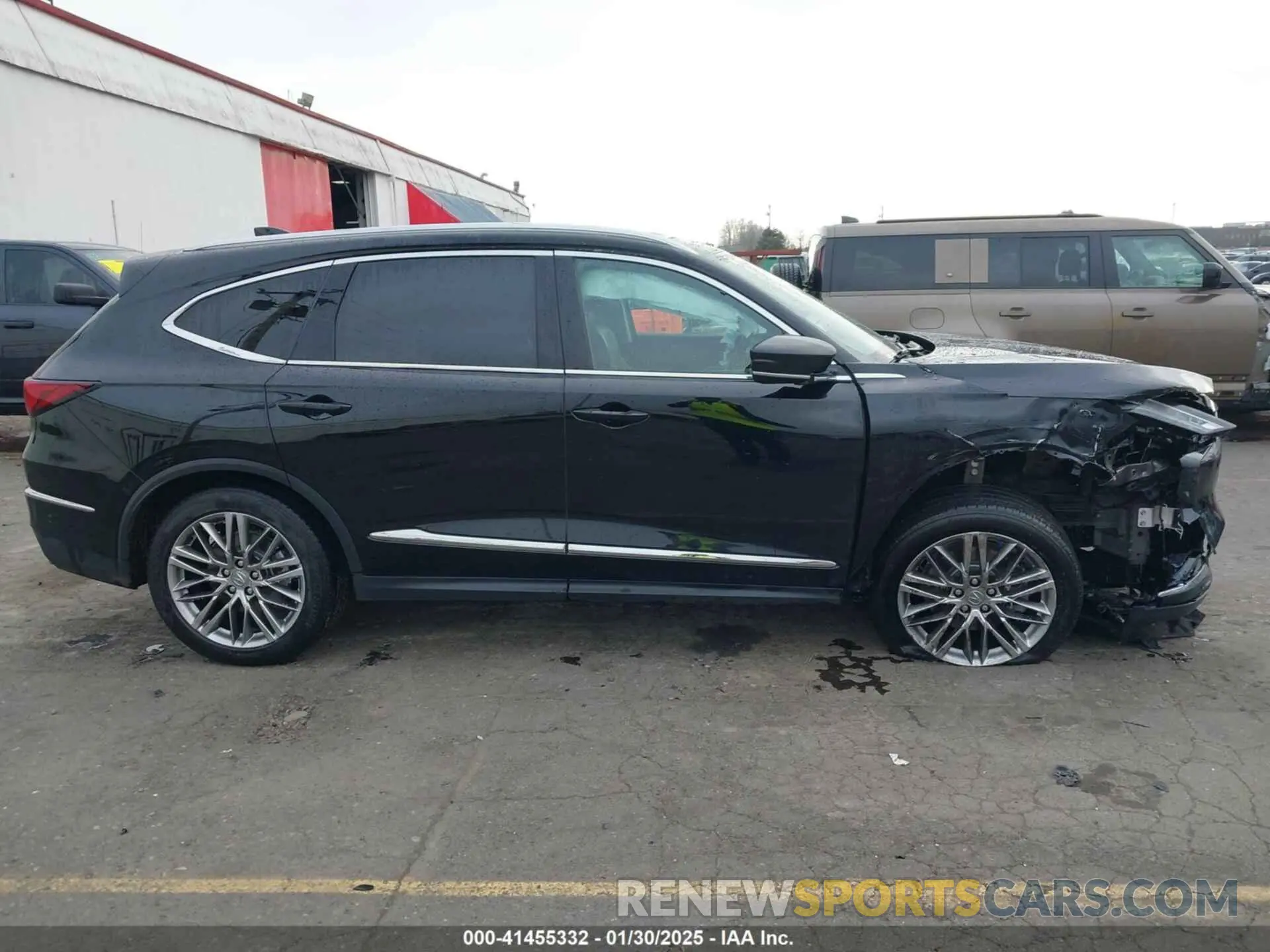 13 fotografías del automóvil dañado 5J8YE1H82NL026224 ACURA MDX 2022