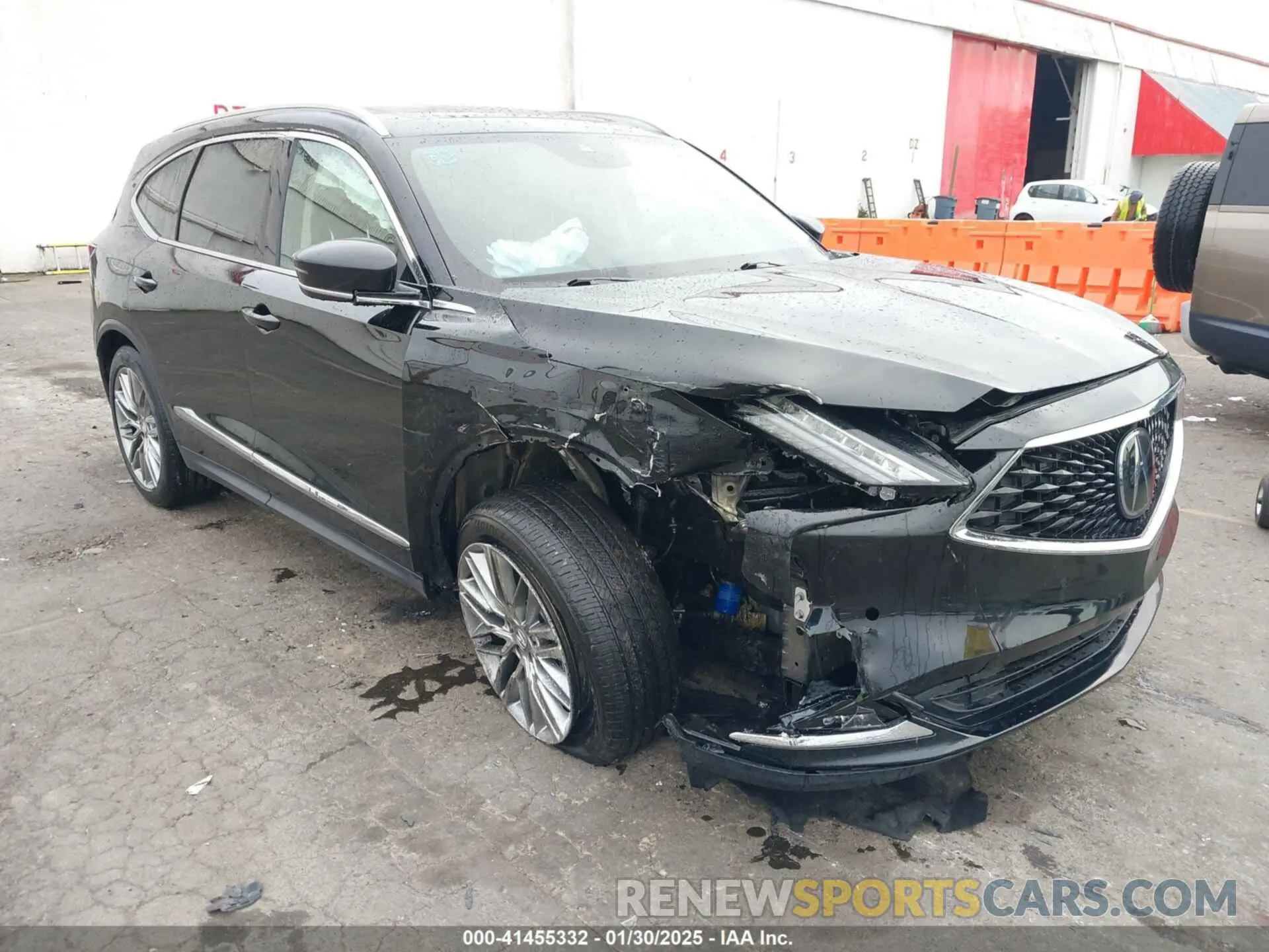 6 fotografías del automóvil dañado 5J8YE1H82NL026224 ACURA MDX 2022