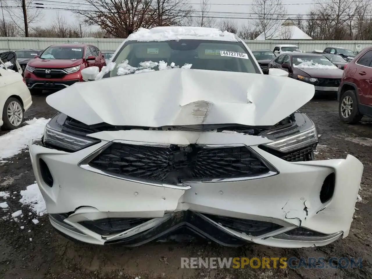 5 fotografías del automóvil dañado 5J8YE1H82NL040060 ACURA MDX 2022