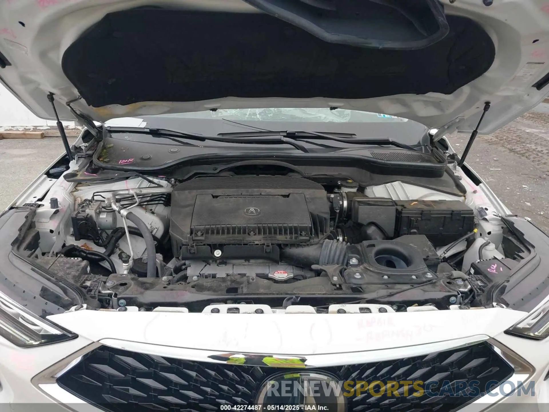 10 fotografías del automóvil dañado 5J8YE1H83NL022974 ACURA MDX 2022