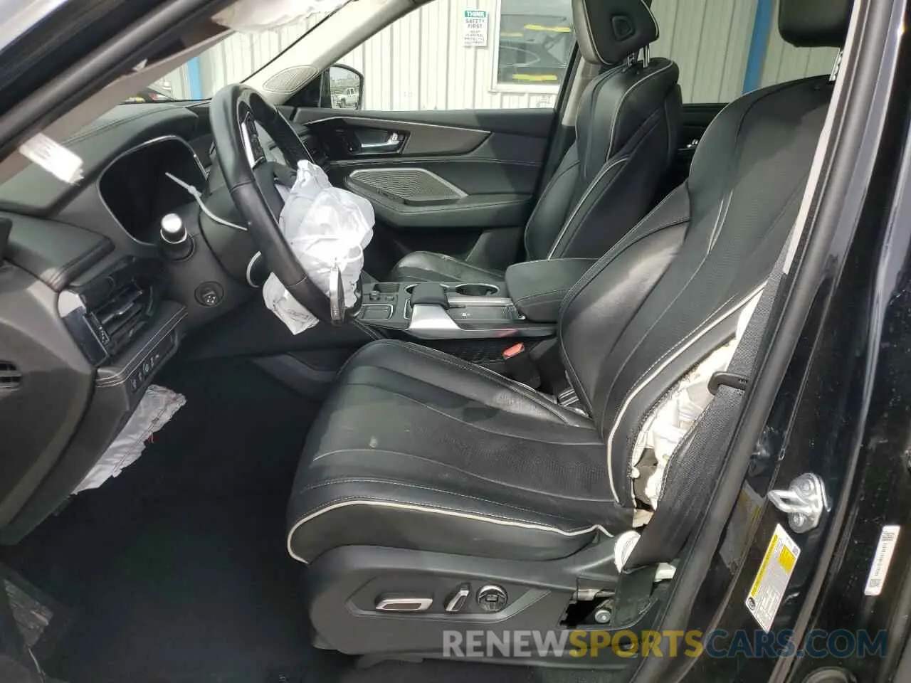 7 fotografías del automóvil dañado 5J8YE1H84NL017363 ACURA MDX 2022