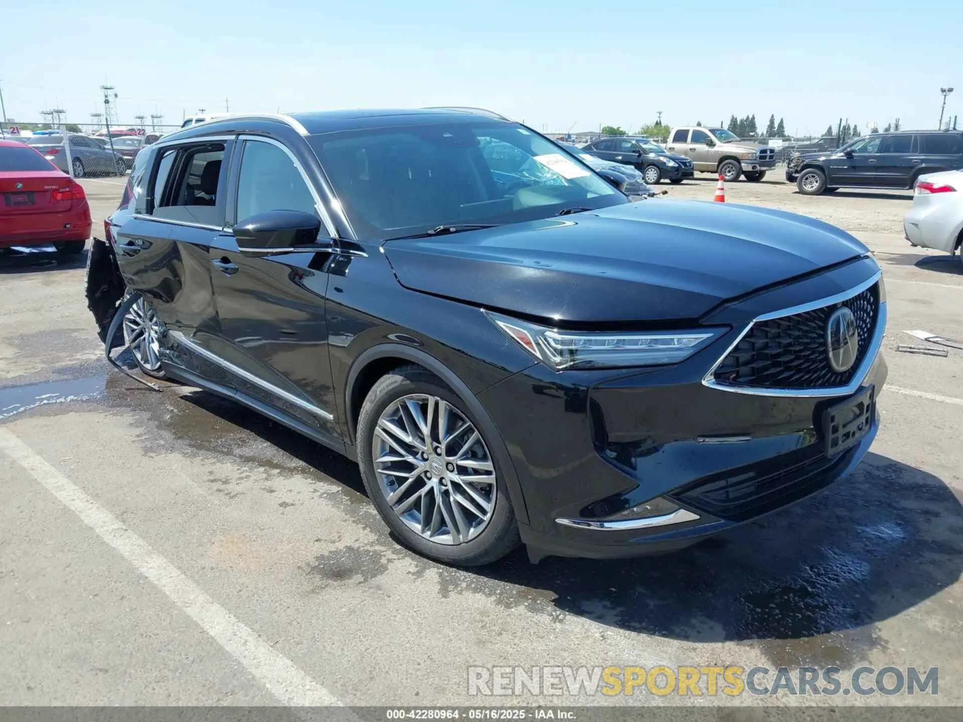 1 fotografías del automóvil dañado 5J8YE1H85NL008834 ACURA MDX 2022