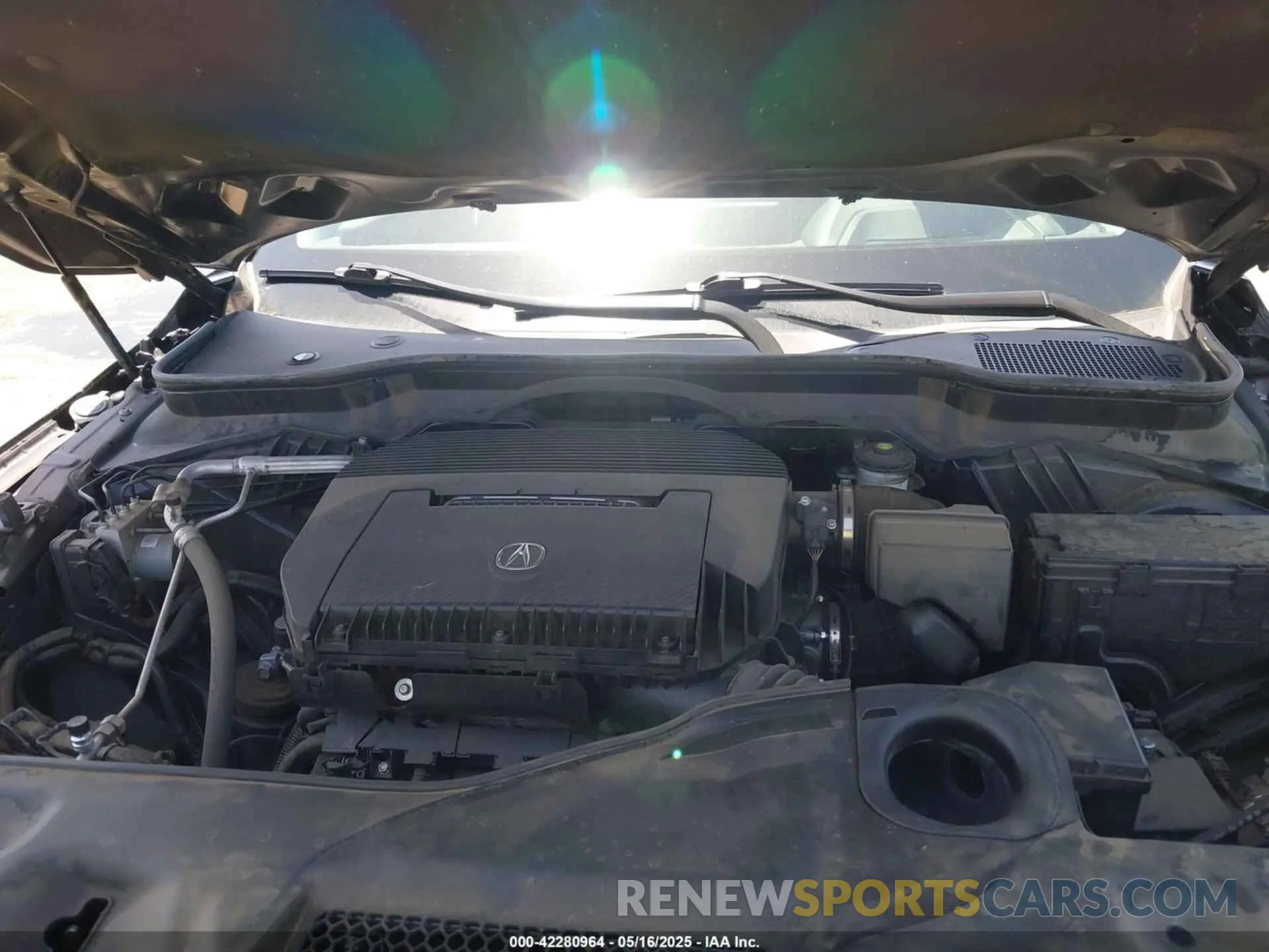 10 fotografías del automóvil dañado 5J8YE1H85NL008834 ACURA MDX 2022