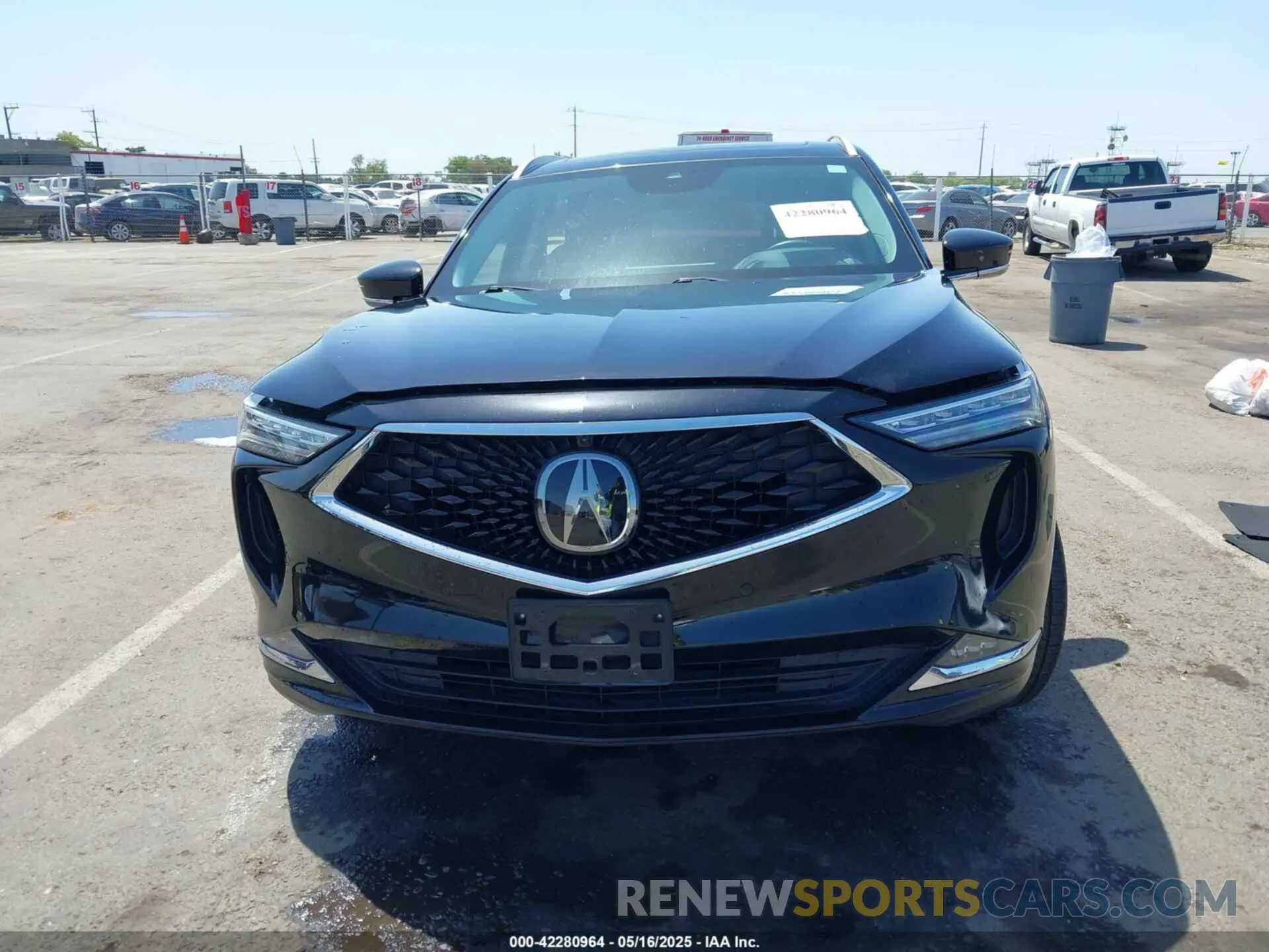 13 fotografías del automóvil dañado 5J8YE1H85NL008834 ACURA MDX 2022