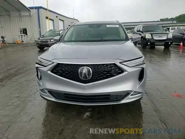 14 fotografías del automóvil dañado 5J8YE1H86NL043513 ACURA MDX 2022