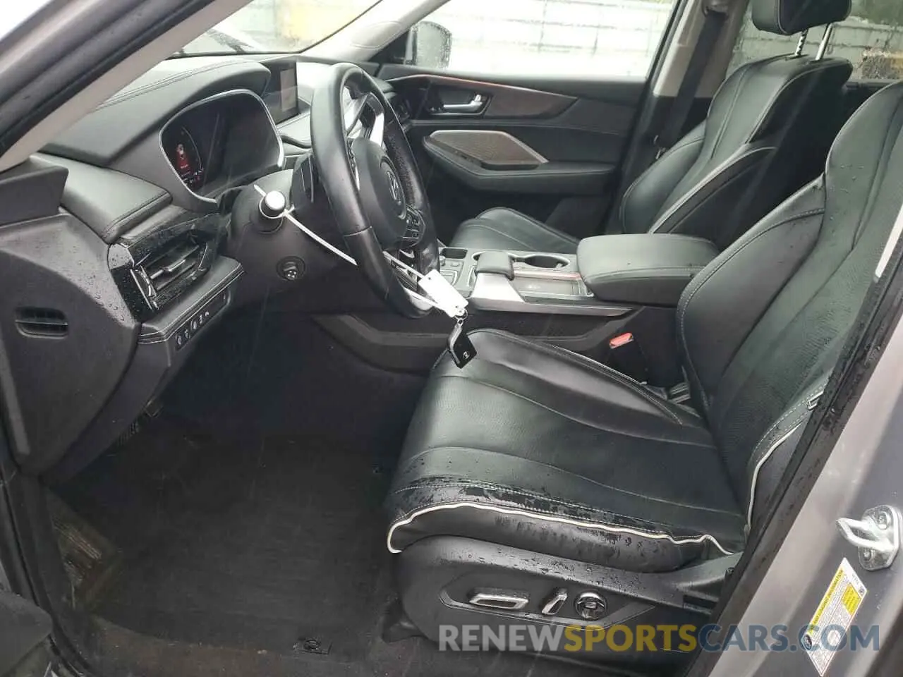 7 fotografías del automóvil dañado 5J8YE1H86NL043513 ACURA MDX 2022