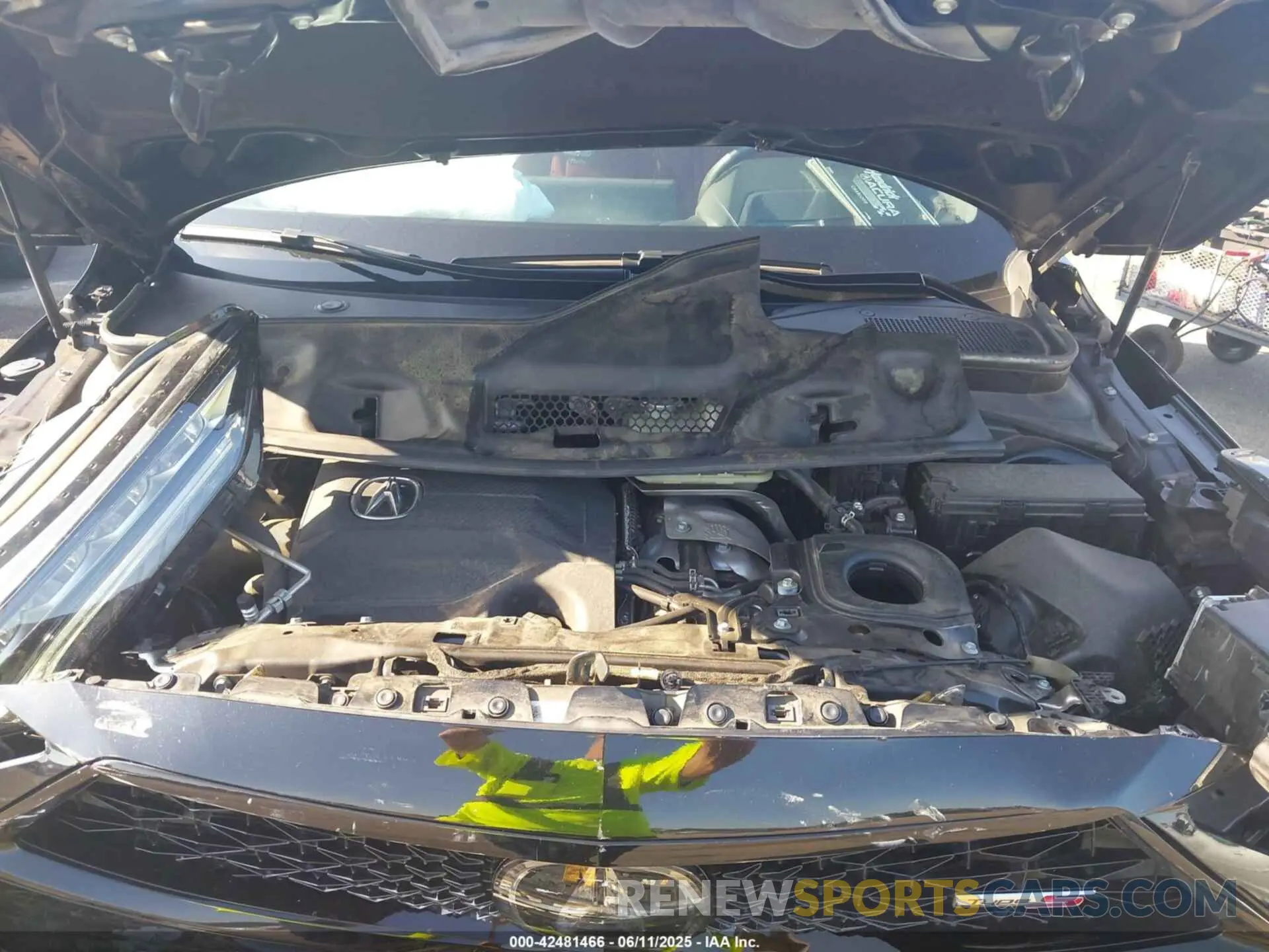 10 fotografías del automóvil dañado 5J8YD8H82PL003847 ACURA MDX 2023